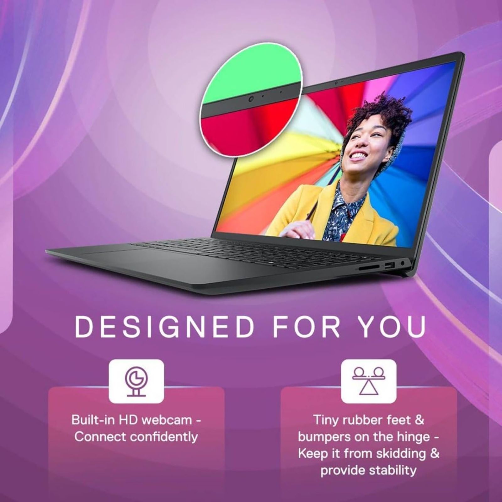 DELL DC15255 AMD Ryzen 3 Thin & Light Laptop (8GB, 512GB SSD, Windows 11, 15.6 inch Full HD IPS Display, MS Office Home 2024, Carbon Black, 1.66 KG) DELL DC15255 AMD Ryzen 3 Thin & Light Laptop (8GB, 512GB SSD, Windows 11, 15.6 inch Full HD IPS Display, MS Office Home 2024, Carbon Black, 1.66 KG)_18