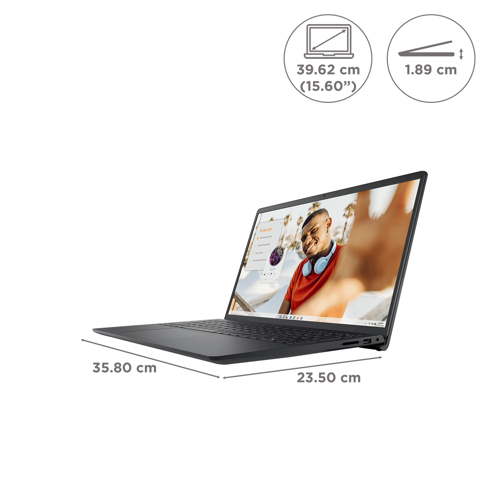 DELL DC15255 AMD Ryzen 3 Thin & Light Laptop (8GB, 512GB SSD, Windows 11, 15.6 inch Full HD IPS Display, MS Office Home 2024, Carbon Black, 1.66 KG) DELL DC15255 AMD Ryzen 3 Thin & Light Laptop (8GB, 512GB SSD, Windows 11, 15.6 inch Full HD IPS Display, MS Office Home 2024, Carbon Black, 1.66 KG)_2