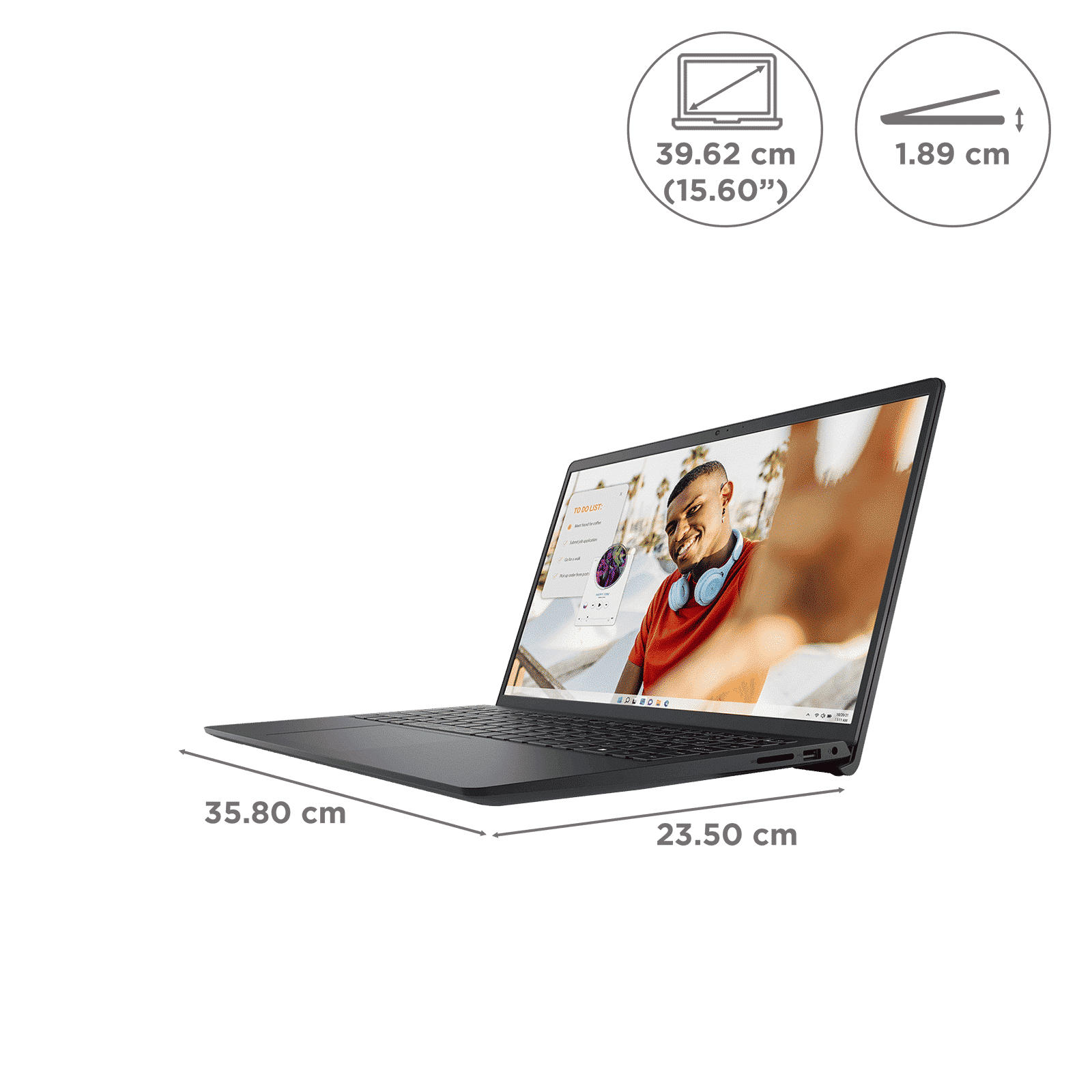 DELL DC15255 AMD Ryzen 3 Thin & Light Laptop (8GB, 512GB SSD, Windows 11, 15.6 inch Full HD IPS Display, MS Office Home 2024, Carbon Black, 1.66 KG) DELL DC15255 AMD Ryzen 3 Thin & Light Laptop (8GB, 512GB SSD, Windows 11, 15.6 inch Full HD IPS Display, MS Office Home 2024, Carbon Black, 1.66 KG)_2