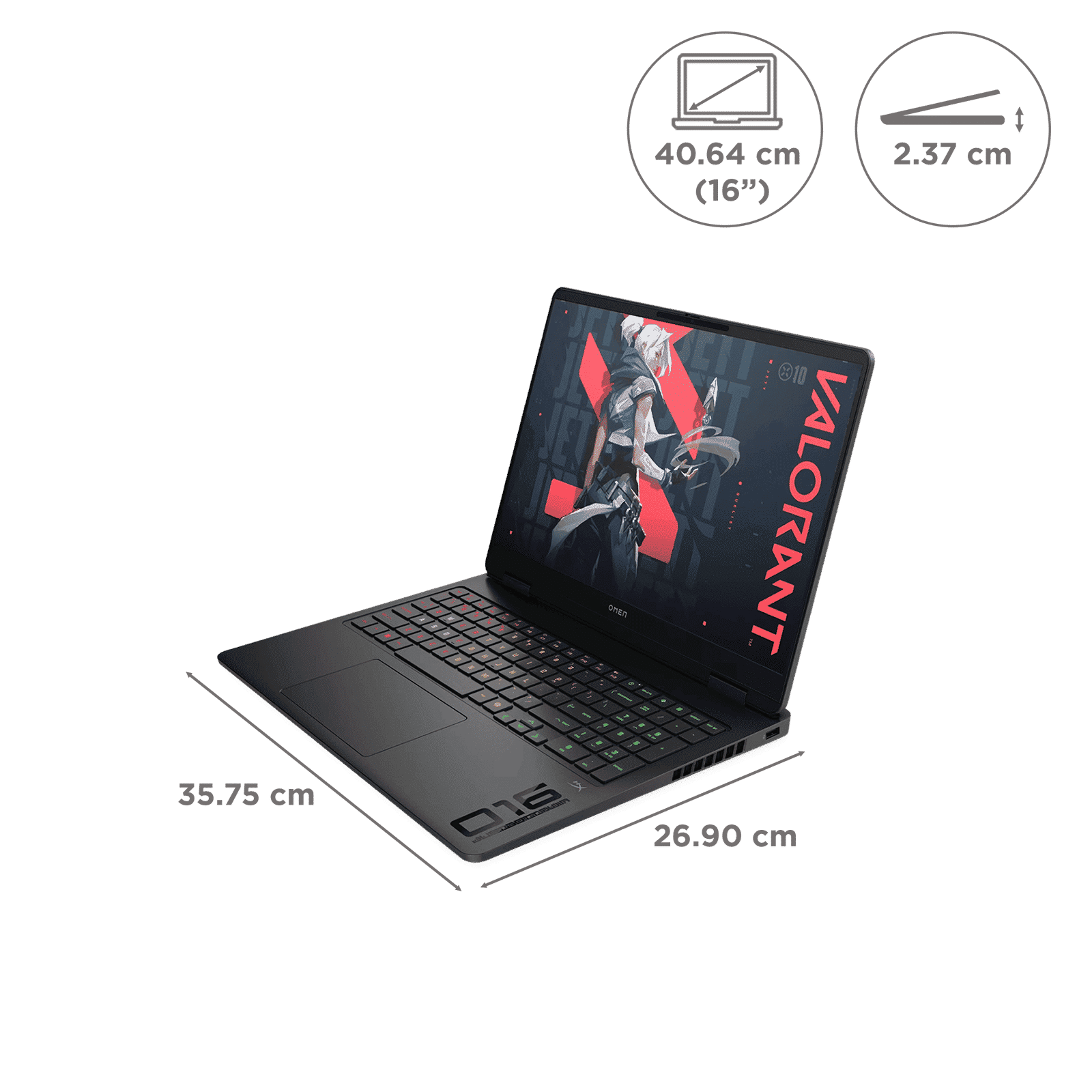 HP OMEN 16-ap0165AX AMD Ryzen AI 7 Gaming Laptop (24GB, 1TB SSD, Windows 11 Home, 8GB Graphics, 16 inch 165 Hz 2K IPS Display, NVIDIA GeForce RTX 5050, Shadow Black, 2.44 KG)_2