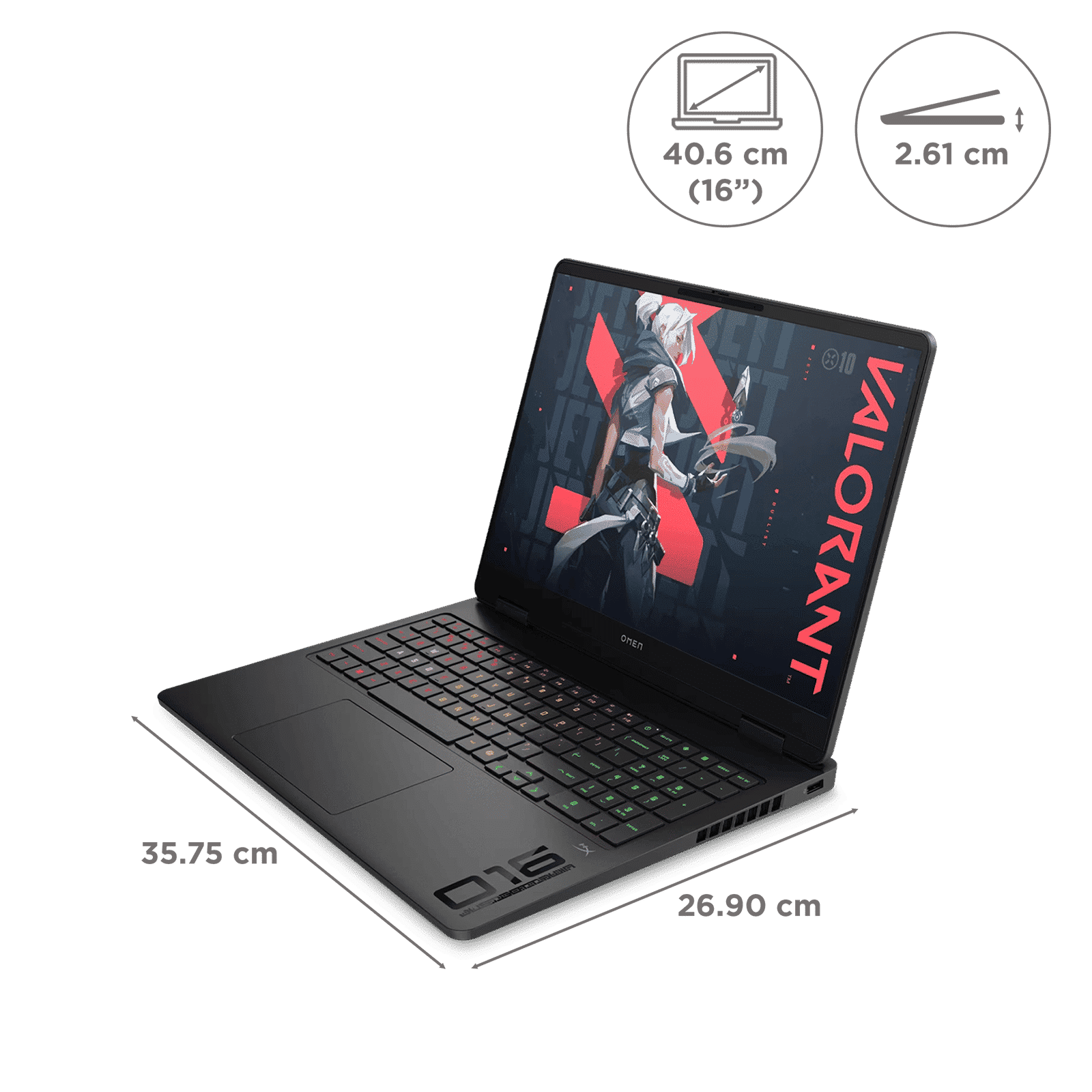 HP OMEN 16-ap0181AX AMD Ryzen 9 8940HX Gaming Laptop (24GB, 1TB SSD, Windows 11 Home, 8GB Graphics, 16 inch 165 Hz 2K IPS Display, NVIDIA GeForce RTX 5060, MS Office 2024, Shadow Black, 2.45 KG)_2