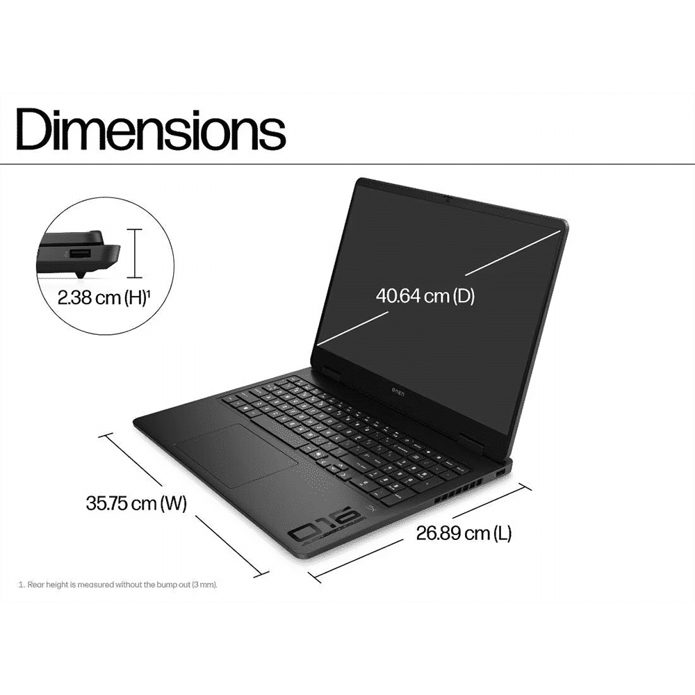 HP OMEN 16-ap0181AX AMD Ryzen 9 8940HX Gaming Laptop (24GB, 1TB SSD, Windows 11 Home, 8GB Graphics, 16 inch 165 Hz 2K IPS Display, NVIDIA GeForce RTX 5070, MS Office 2024, Shadow Black, 2.45 KG)_8