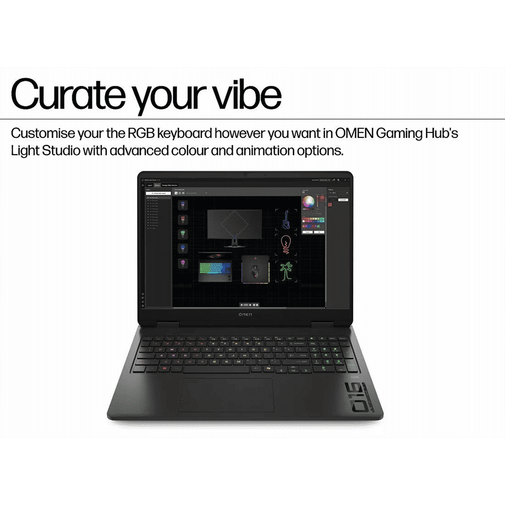 HP OMEN 16-ap0181AX AMD Ryzen 9 8940HX Gaming Laptop (24GB, 1TB SSD, Windows 11 Home, 8GB Graphics, 16 inch 165 Hz 2K IPS Display, NVIDIA GeForce RTX 5070, MS Office 2024, Shadow Black, 2.45 KG)_9