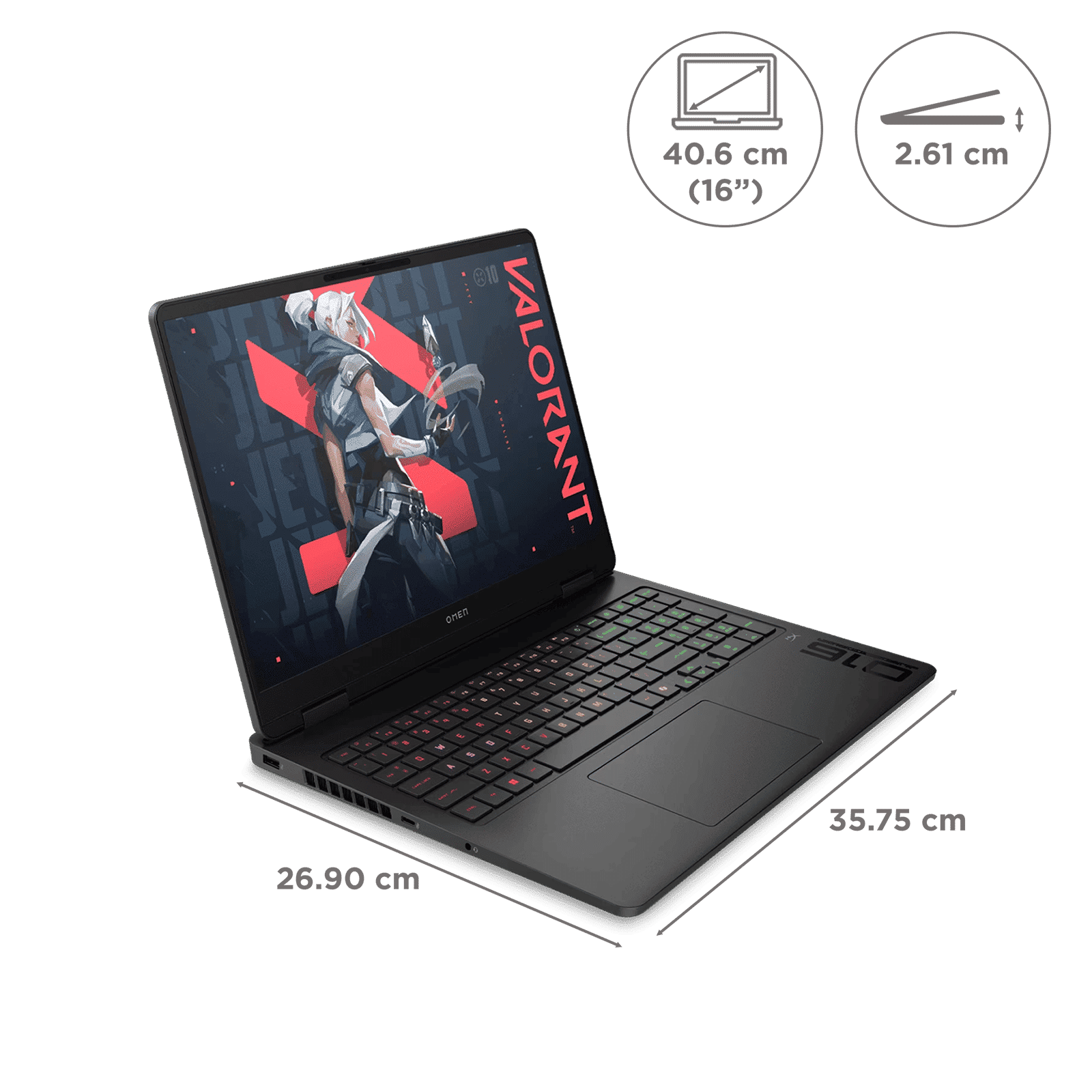 HP OMEN 16-ap0181AX AMD Ryzen 9 8940HX Gaming Laptop (24GB, 1TB SSD, Windows 11 Home, 8GB Graphics, 16 inch 165 Hz 2K IPS Display, NVIDIA GeForce RTX 5070, MS Office 2024, Shadow Black, 2.45 KG)_2