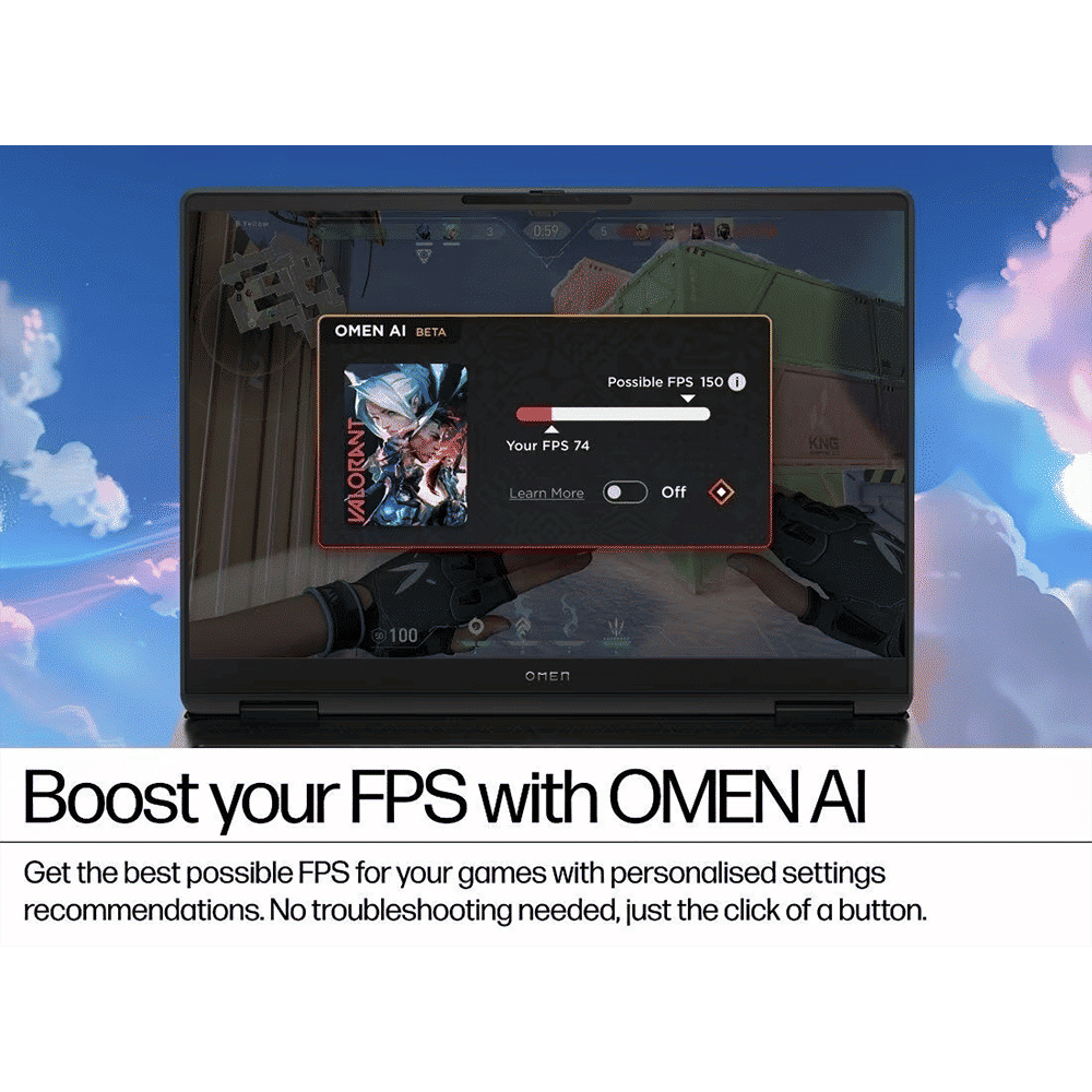 HP OMEN 16-ap0181AX AMD Ryzen 9 8940HX Gaming Laptop (24GB, 1TB SSD, Windows 11 Home, 8GB Graphics, 16 inch 165 Hz 2K IPS Display, NVIDIA GeForce RTX 5070, MS Office 2024, Shadow Black, 2.45 KG)_7