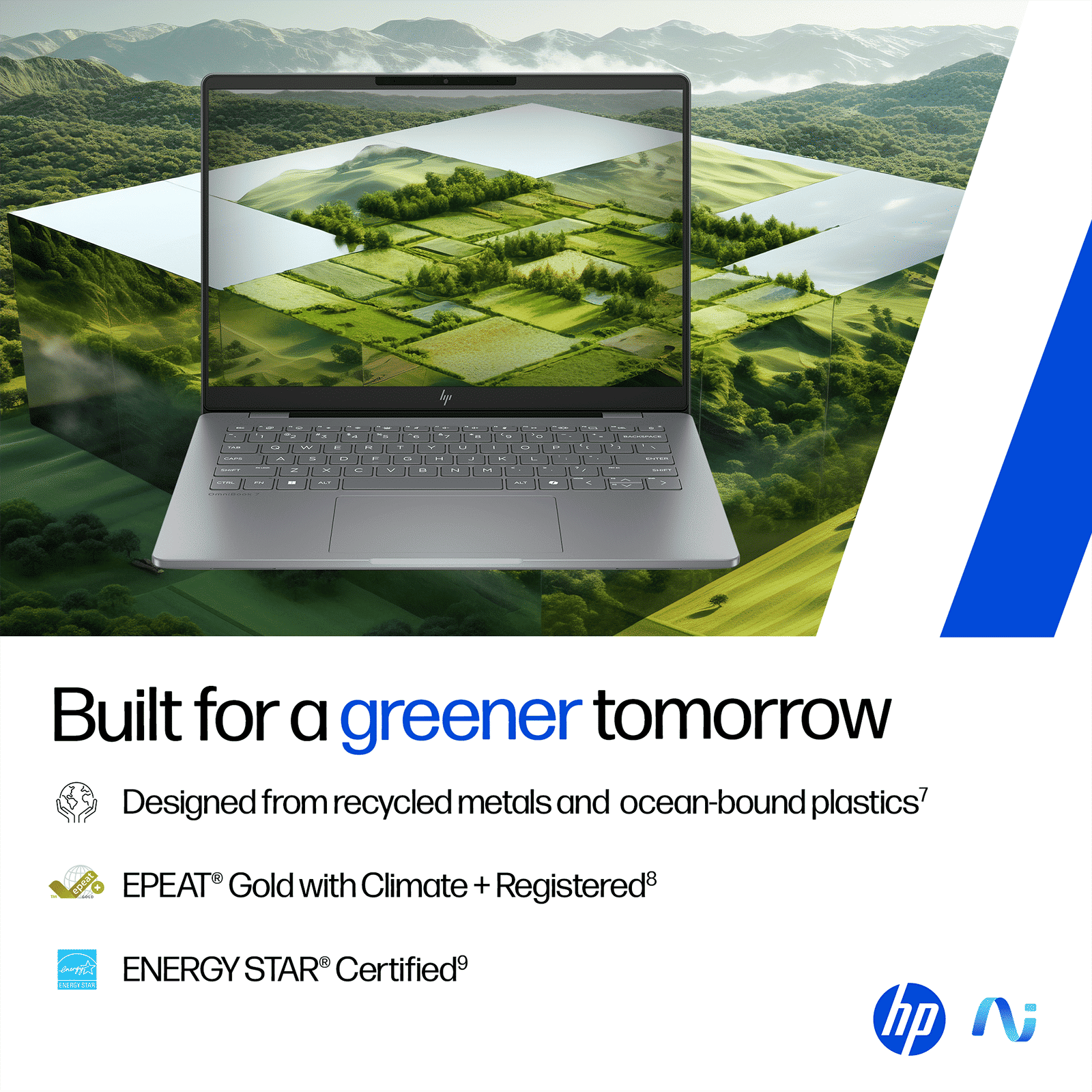 HP OmniBook 7 Intel Core Ultra 5 Laptop (16GB, 512GB SSD, Windows 11, 14 inch 2K OLED Display, MS Office 2024, Meteor Silver, 1.41 KG)_10