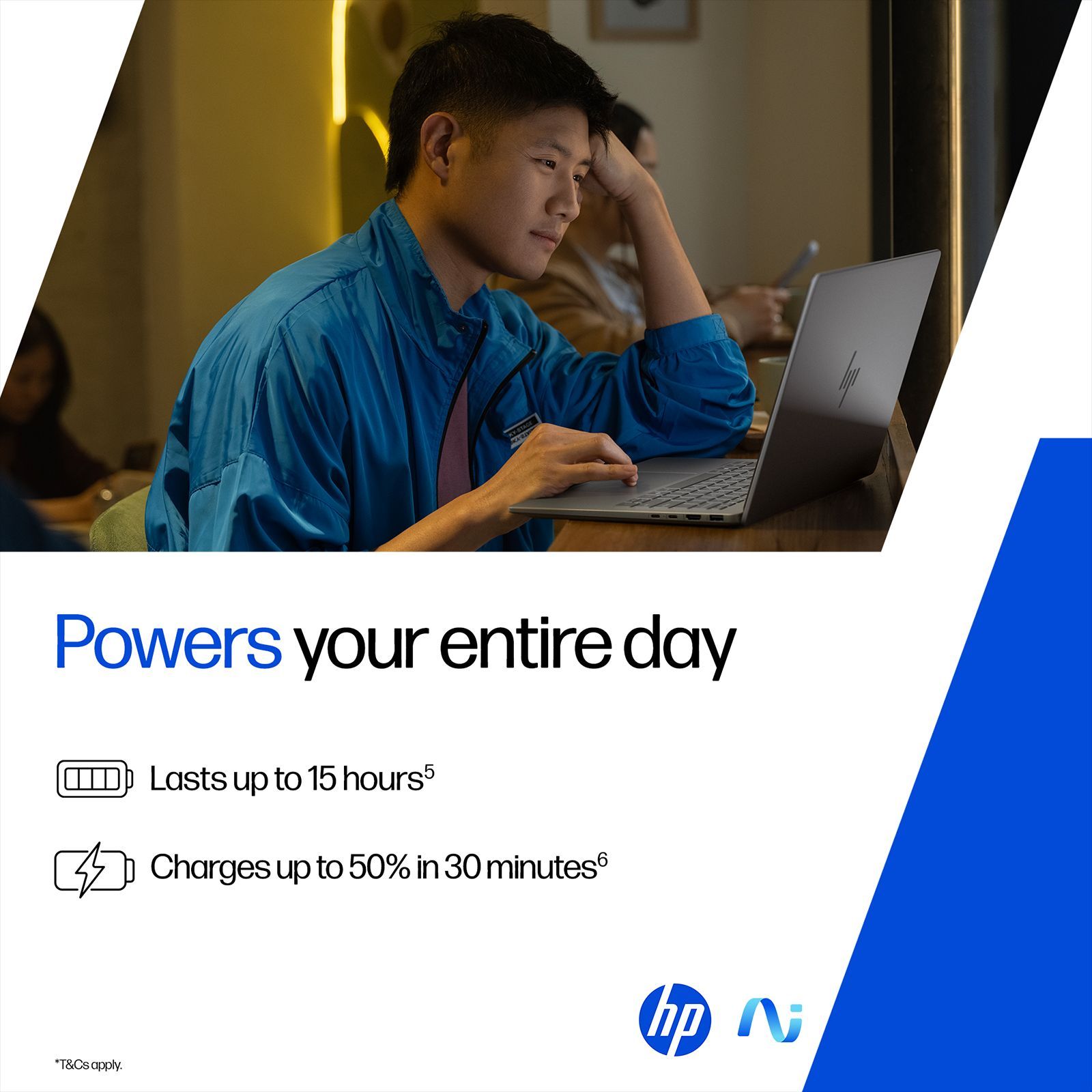 HP OmniBook 7 Intel Core Ultra 5 Laptop (16GB, 512GB SSD, Windows 11, 14 inch 2K OLED Display, MS Office 2024, Meteor Silver, 1.41 KG)_6