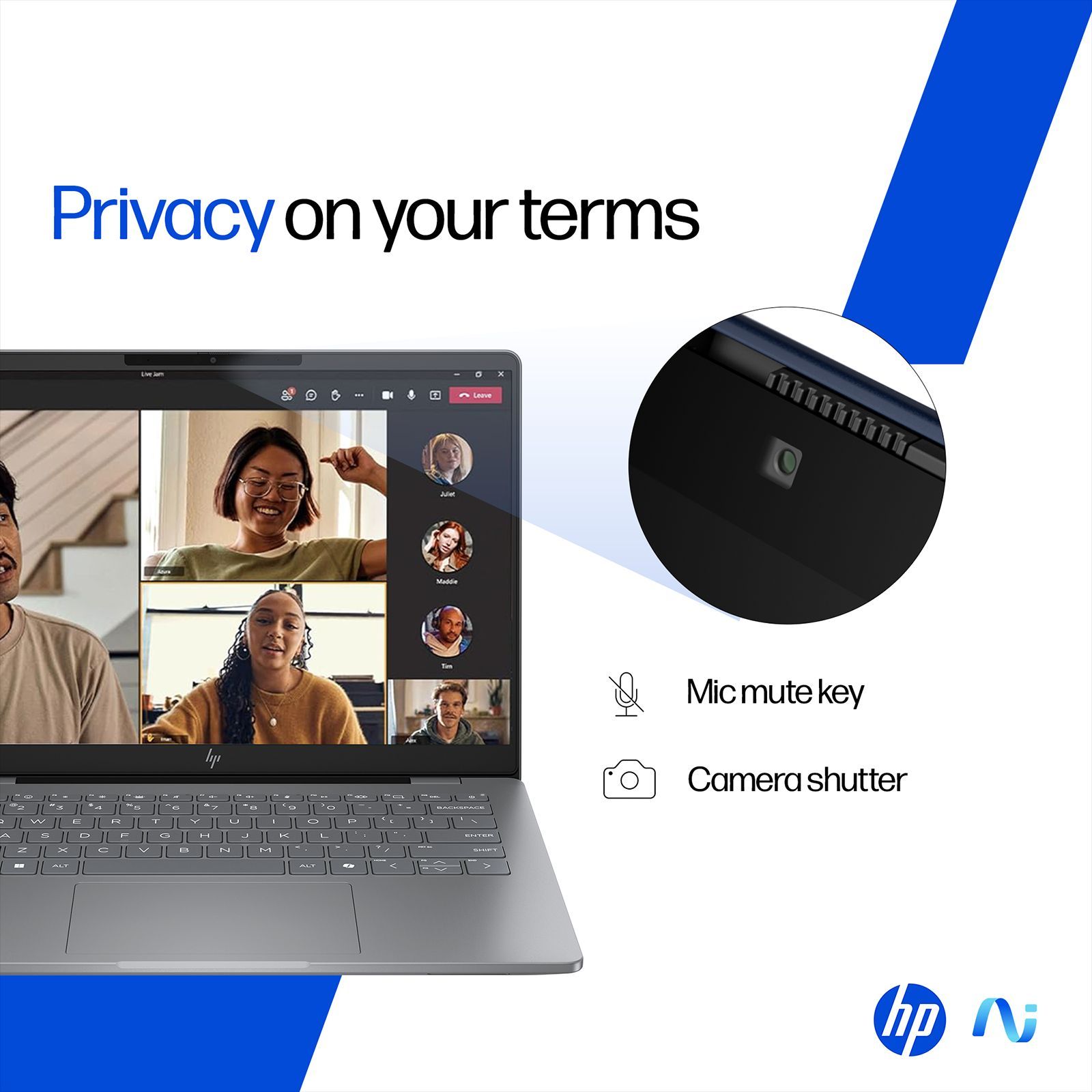 HP OmniBook 7 Intel Core Ultra 5 Laptop (16GB, 512GB SSD, Windows 11, 14 inch 2K OLED Display, MS Office 2024, Meteor Silver, 1.41 KG)_7