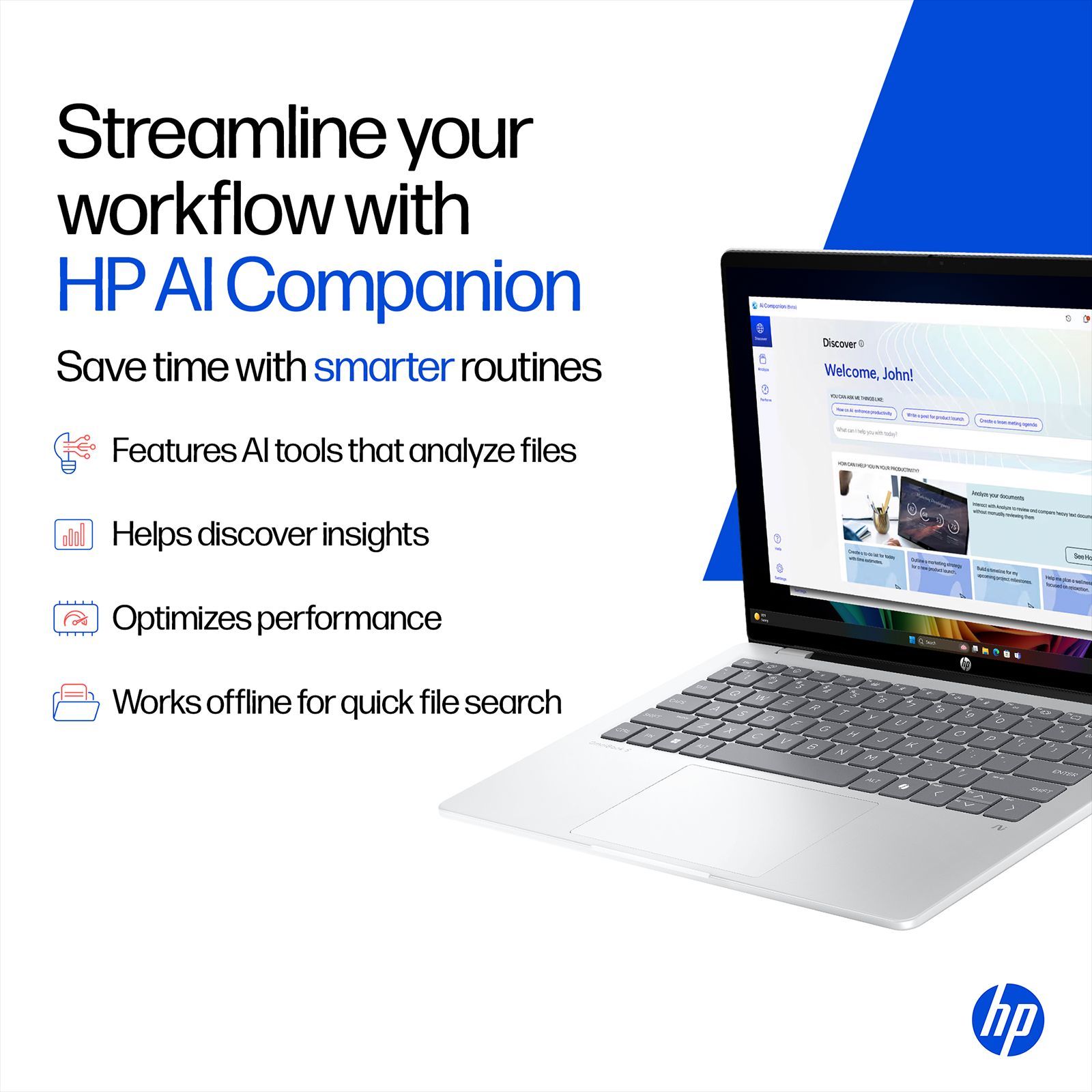 HP OmniBook 5 Qualcomm Snapdragon X Thin & Light Laptop (16GB, 1TB SSD, Windows 11 Home, 16 inch 2K OLED Display, MS Office 2024, Glacier Silver, 1.59 KG)_4