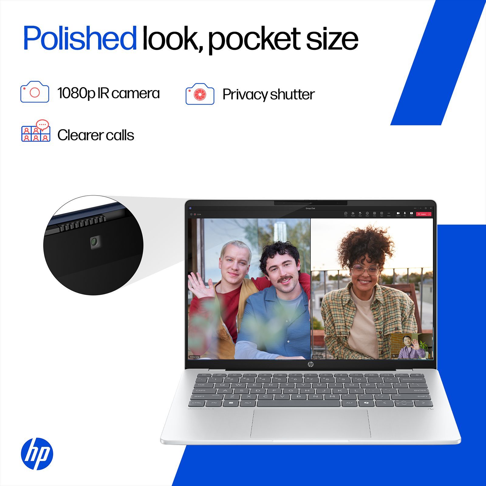 HP OmniBook 5 Qualcomm Snapdragon X Thin & Light Laptop (16GB, 1TB SSD, Windows 11 Home, 16 inch 2K OLED Display, MS Office 2024, Glacier Silver, 1.59 KG)_10