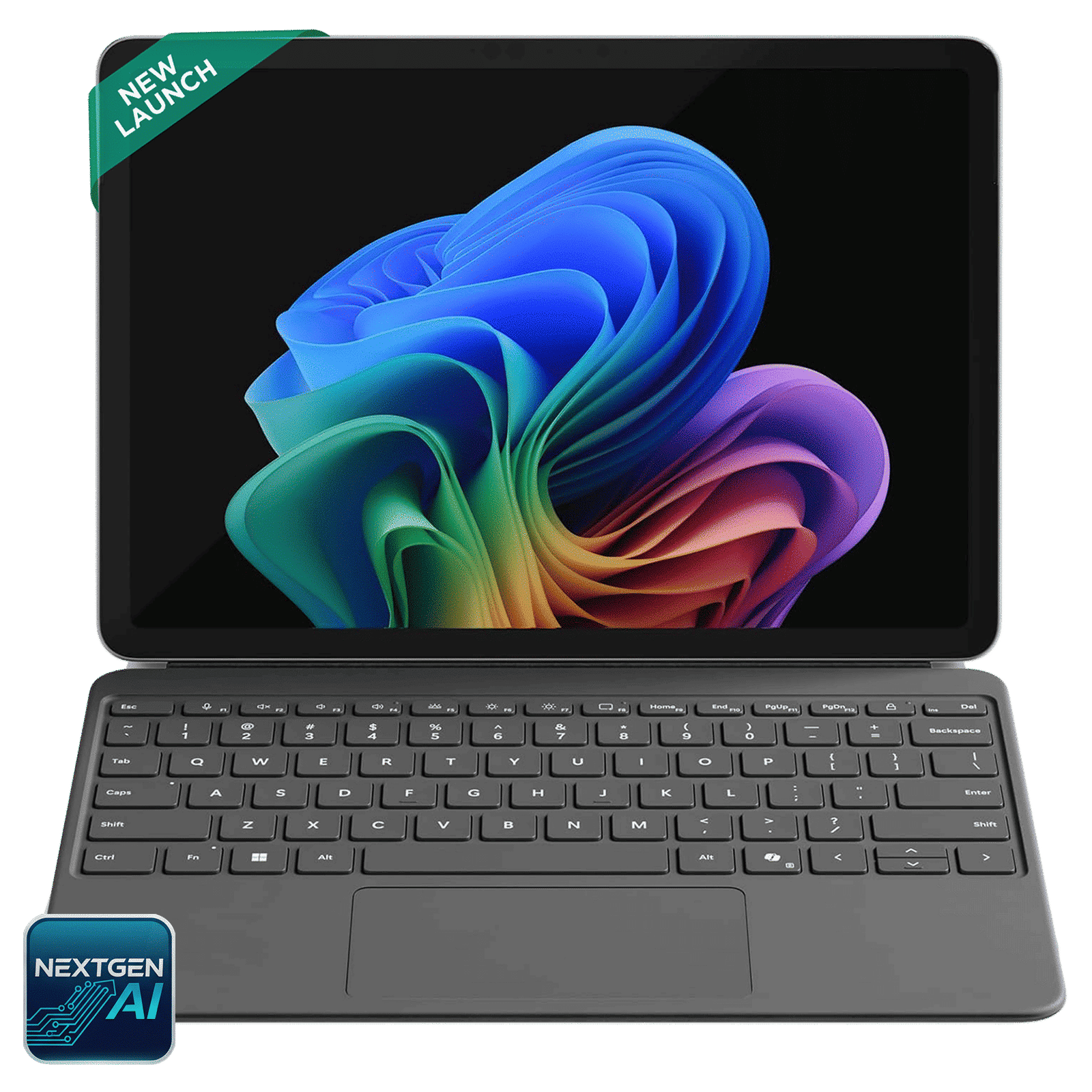 Microsoft Surface Pro Qualcomm Snapdragon X Plus Touchscreen 2-in-1 Laptop (16GB, 256GB SSD, Windows 11 Home, 12 inch PixelSense LCD Display, Platinum, 0.68 KG)_1