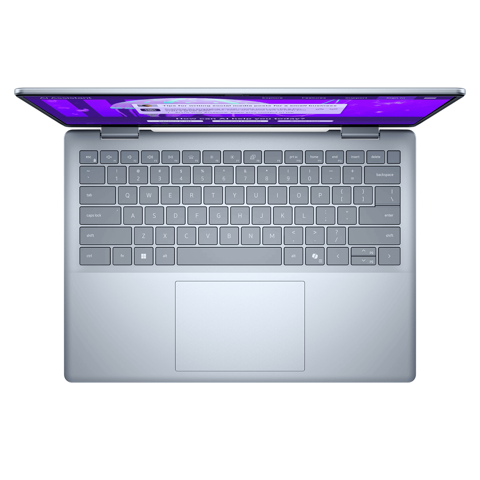 Dell 14 Plus Intel Core Ultra 5 Laptop (16GB, 512GB SSD, Windows 11 Home, 14 inch WVA IPS Display, MS Office 2024, Ice Blue, 1.53 KG)_5