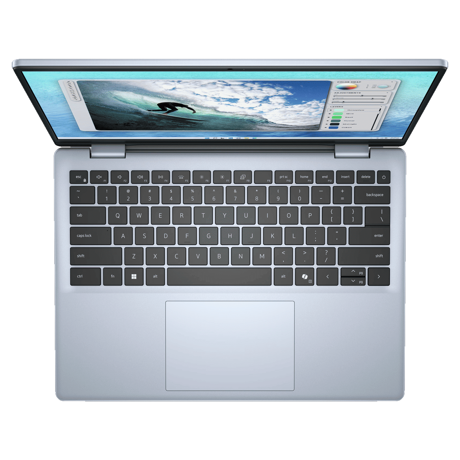 Dell DC 14250 Intel Core 5 Laptop (16GB, 512GB SSD, Windows 11, 14 inch Full HD Plus Display, MS Office 2024, Ice Blue, 1.53 KG)_5