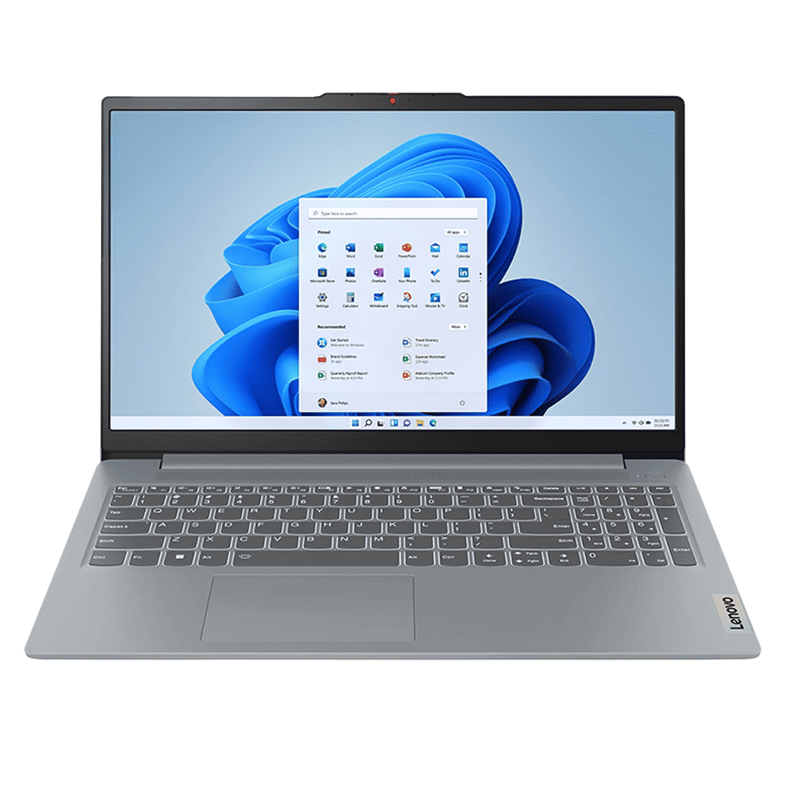 Lenovo IdeaPad Slim 3 15AMN8 AMD Ryzen 5 7520U Thin & Light Laptop (16GB, 512GB SSD, Windows 11 Home, 15.6 inch Full HD IPS Display, MS Office Home 2024, 1.62 KG)_1