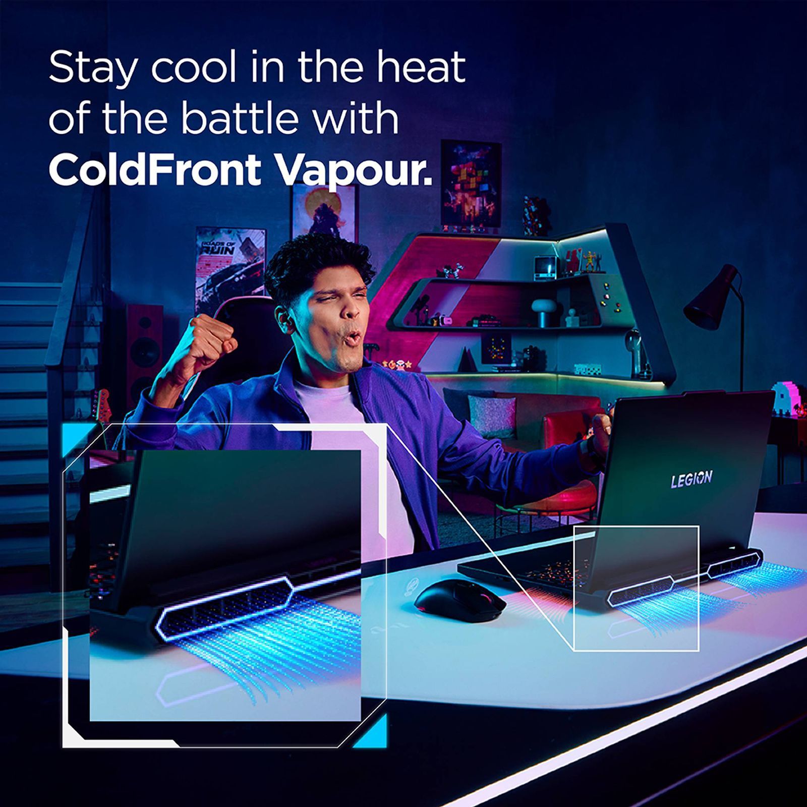 Lenovo Legion Pro 5 16AFR10 AMD Ryzen 9 Gaming Laptop (32GB, 1TB SSD, Windows 11 Home, 8GB Graphics, 16 Inch 165 Hz WQXGA OLED Display, NVIDIA GeForce RTX 5060, MS Office Home 2024, Eclipse Black, 2.3 KG)_19