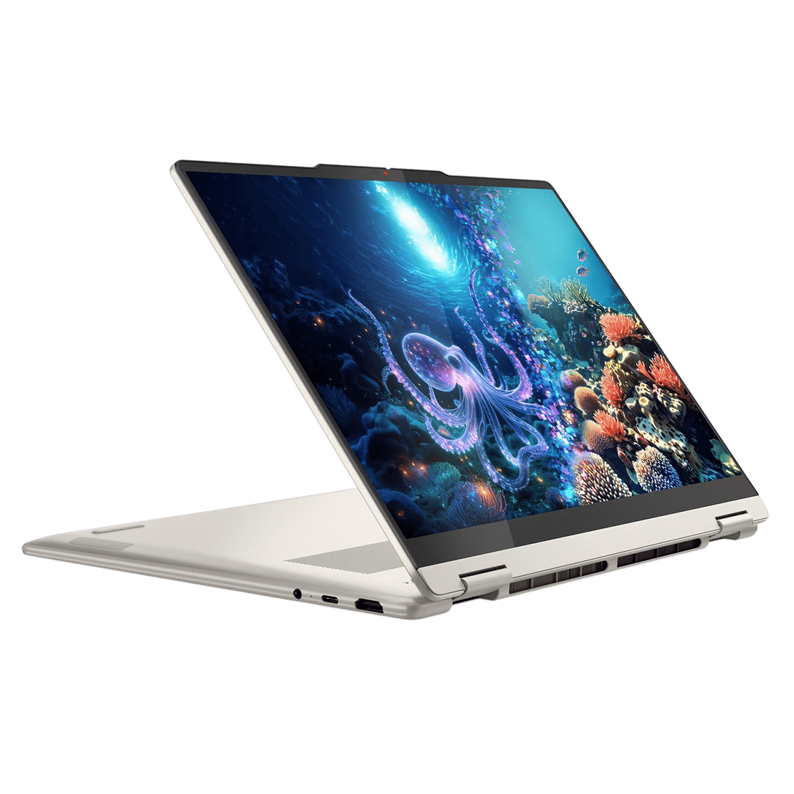 Lenovo Yoga 7 14AKP10 AMD Ryzen AI 7 350 Touchscreen 2-in-1 Laptop (32GB, 1TB SSD, Windows 11 Home, 14 inch WUXGA OLED Display, MS Office Home 2024, Seashell, 1.38 KG)_9