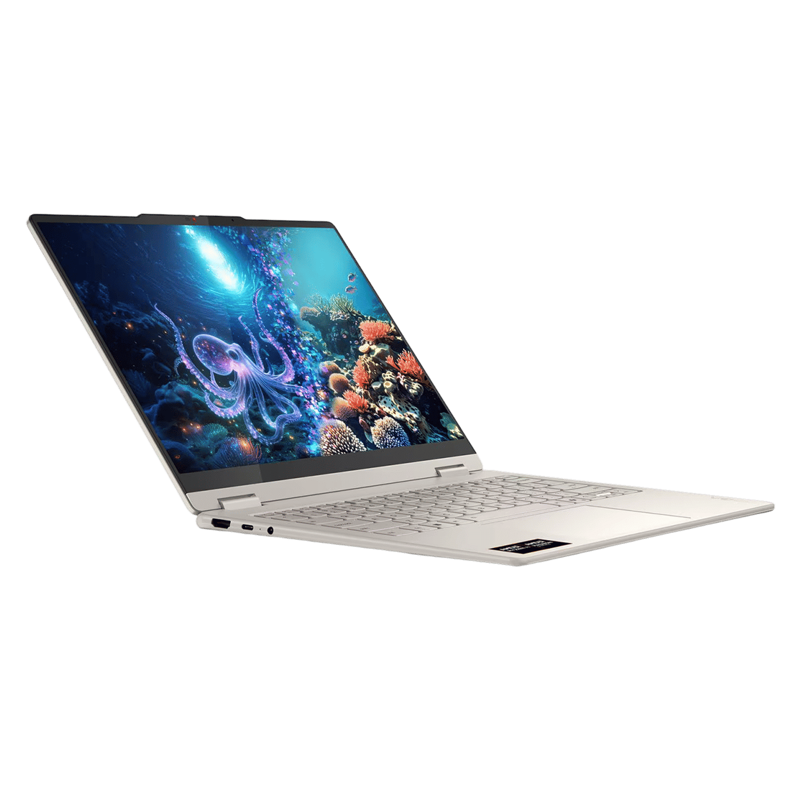 Lenovo Yoga 7 14AKP10 AMD Ryzen AI 7 350 Touchscreen 2-in-1 Laptop (32GB, 1TB SSD, Windows 11 Home, 14 inch WUXGA OLED Display, MS Office Home 2024, Seashell, 1.38 KG)_14