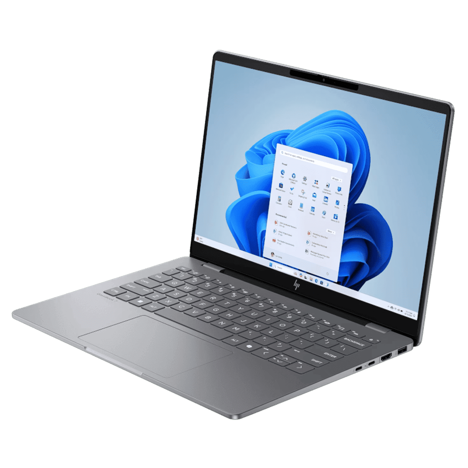 HP OmniBook 7 14-fr0789TU Intel Core Ultra 5 AI Laptop (16GB, 1TB SSD, Windows 11 Home, 14 inch 3K OLED Display, MS Office 2024, Meteor Silver Aluminum, 1.41 KG)_2