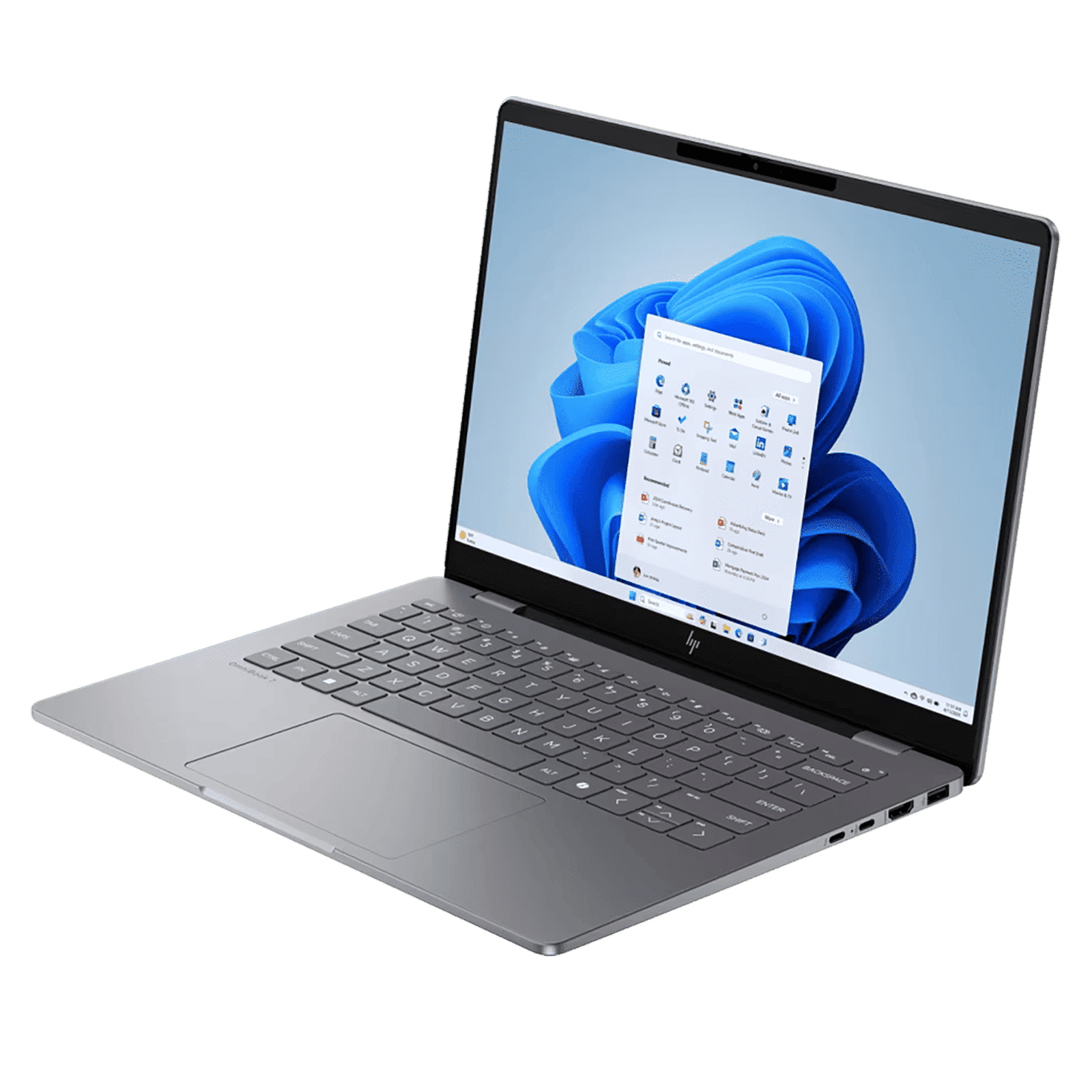 HP OmniBook 7 14-fr0116TU Intel Core Ultra 7 AI Laptop (32GB, 1TB SSD, Windows 11 Home, 14 inch 3K OLED Display, MS Office 2024, Meteor Silver Aluminum, 1.41 KG)_2