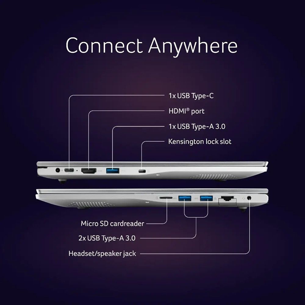 acer Aspire Lite Intel Core i5 13th Gen Thin & Light Laptop (16GB, 512GB SSD, Windows 11 Home, 15.6 inch Full HD IPS Display, MS Office, Pure Silver, 1.70 KG)_5