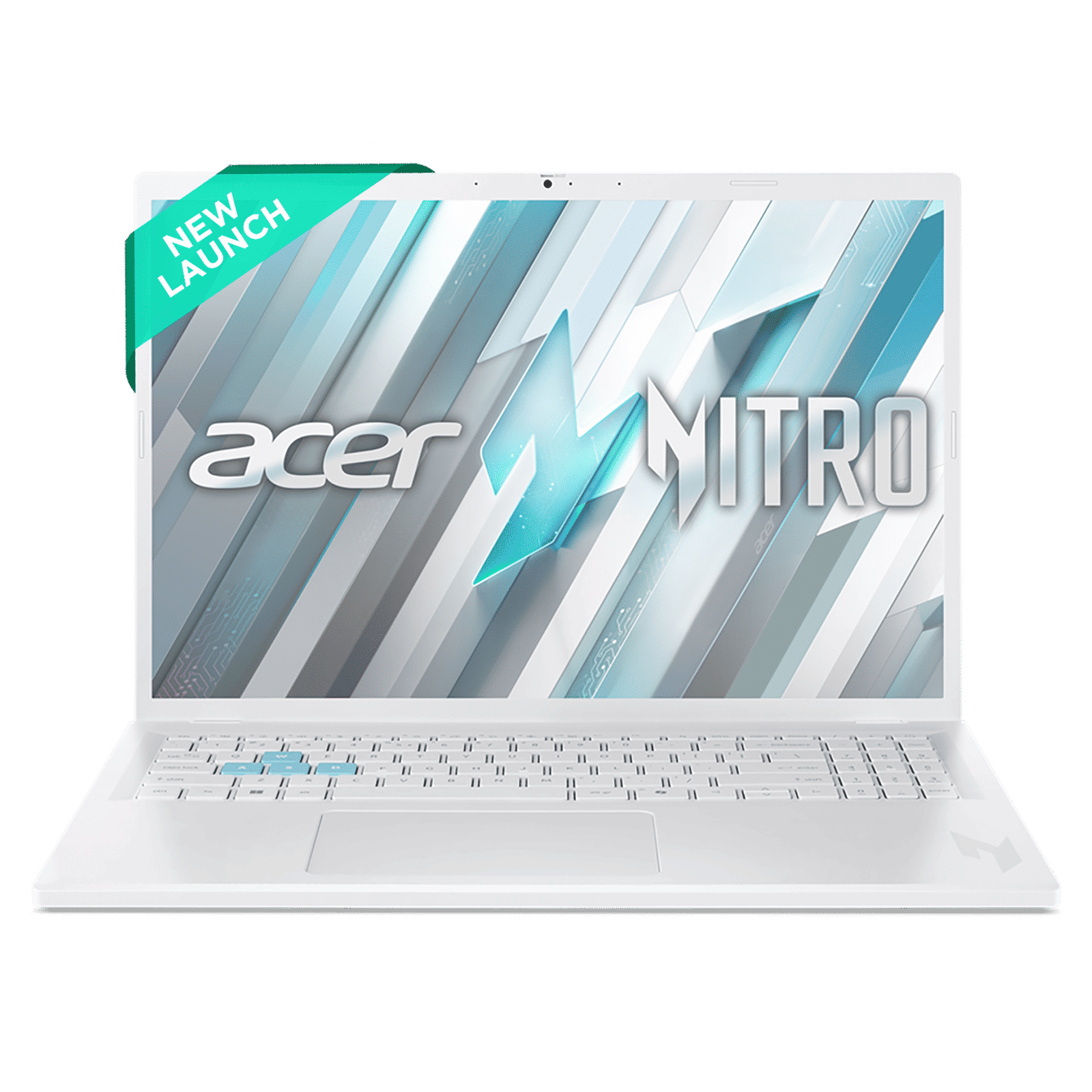 acer Nitro Lite Intel Core i7 13620H Gaming Laptop (16GB, 512GB SSD, Windows 11 Home, 6GB Graphics, 16 inch 165 Hz WQXGA LCD IPS Display, NVIDIA GeForce RTX 3050, MS Office Home 2024, Pearl White, 1.95 KG)_1