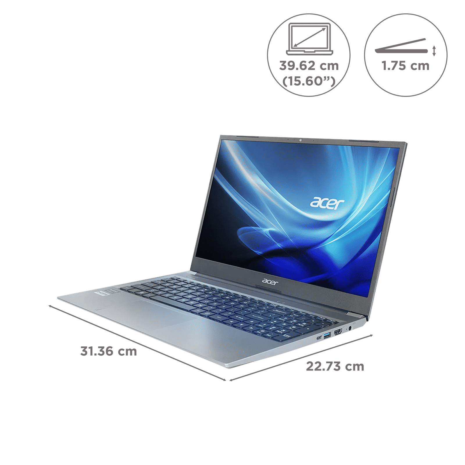 Acer Aspire Lite AMD Ryzen 3 7330U Laptop (16GB, 512GB SSD, Windows 11 Home, 15.6 inch Full HD IPS Display, MS Office, Grey, 1.5 KG) Acer Aspire Lite AMD Ryzen 3 7330U Laptop (16GB, 512GB SSD, Windows 11 Home, 15.6 inch Full HD IPS Display, MS Office, Grey, 1.5 KG)_2