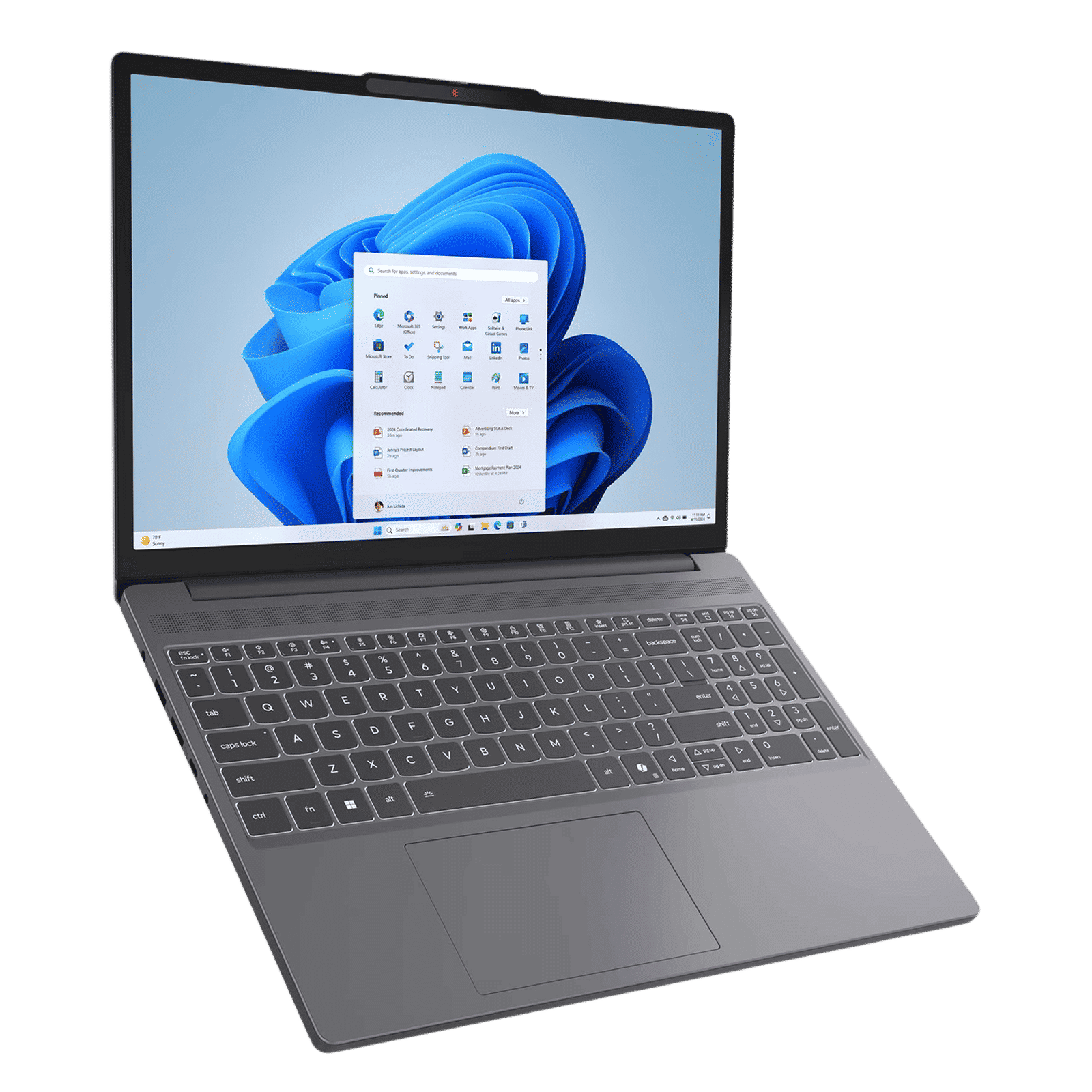 Lenovo IdeaPad Slim 3 15IRH10 Intel Core i7 13th Gen Laptop (16GB, 512GB SSD, Windows 11 Home, 15.3 inch WUXGA IPS Display, MS Office Home 2024, Luna Grey, 1.59 KG)_3