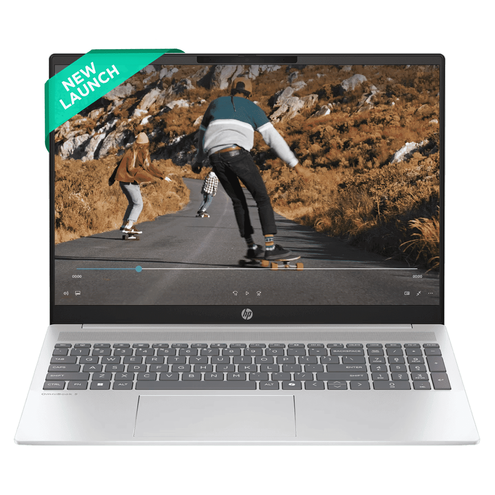 HP OmniBook 5 16-ba1008TU Intel Core i5 13th Gen Laptop (16GB, 512GB SSD, Windows 11 Home, 16 inch 2K IPS Display, MS Office 2024, Glacier Silver Aluminum, 1.77 KG)_1