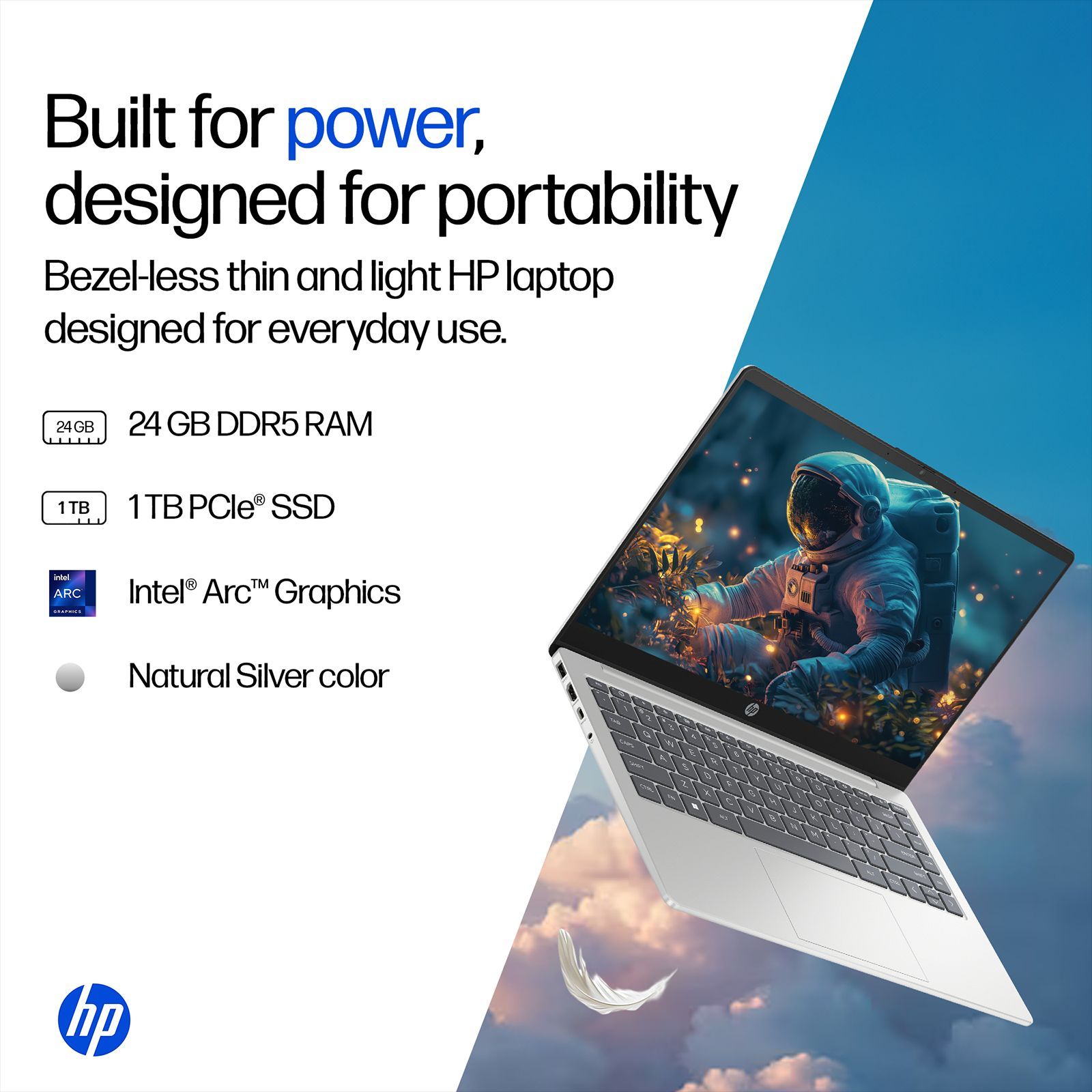 HP 14-ep1182TU Intel Core Ultra 7 Thin & Light Laptop (24GB, 1 TB SSD, Windows 11 Home, 14 inch Full HD IPS Display, MS Office 2024, Natural Silver, 1.40 KG)_12