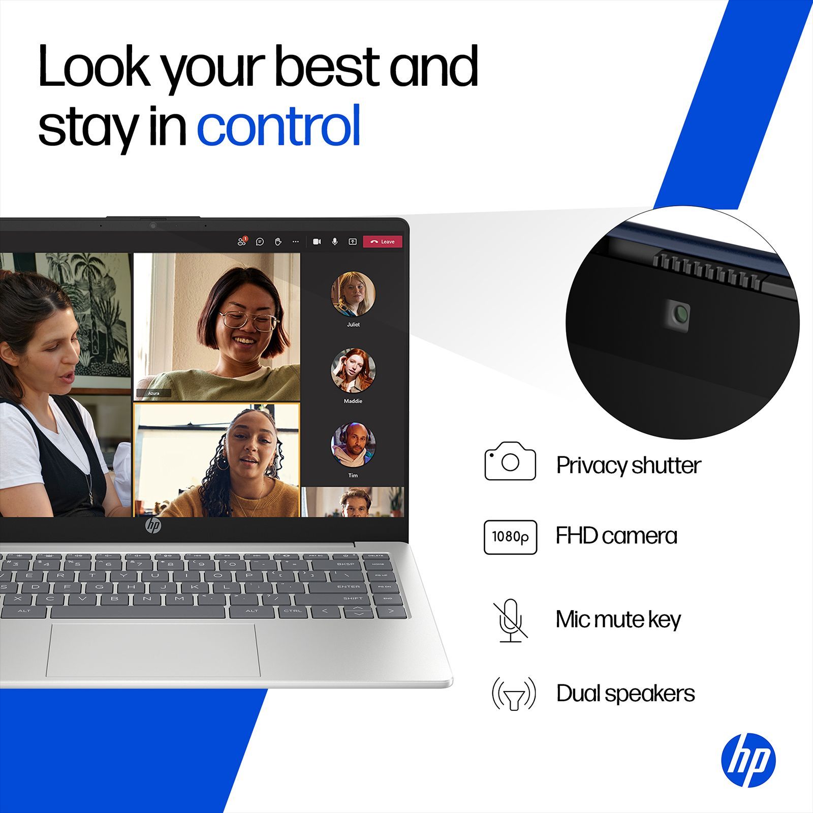 HP 14-ep1182TU Intel Core Ultra 7 Thin & Light Laptop (24GB, 1 TB SSD, Windows 11 Home, 14 inch Full HD IPS Display, MS Office 2024, Natural Silver, 1.40 KG)_5