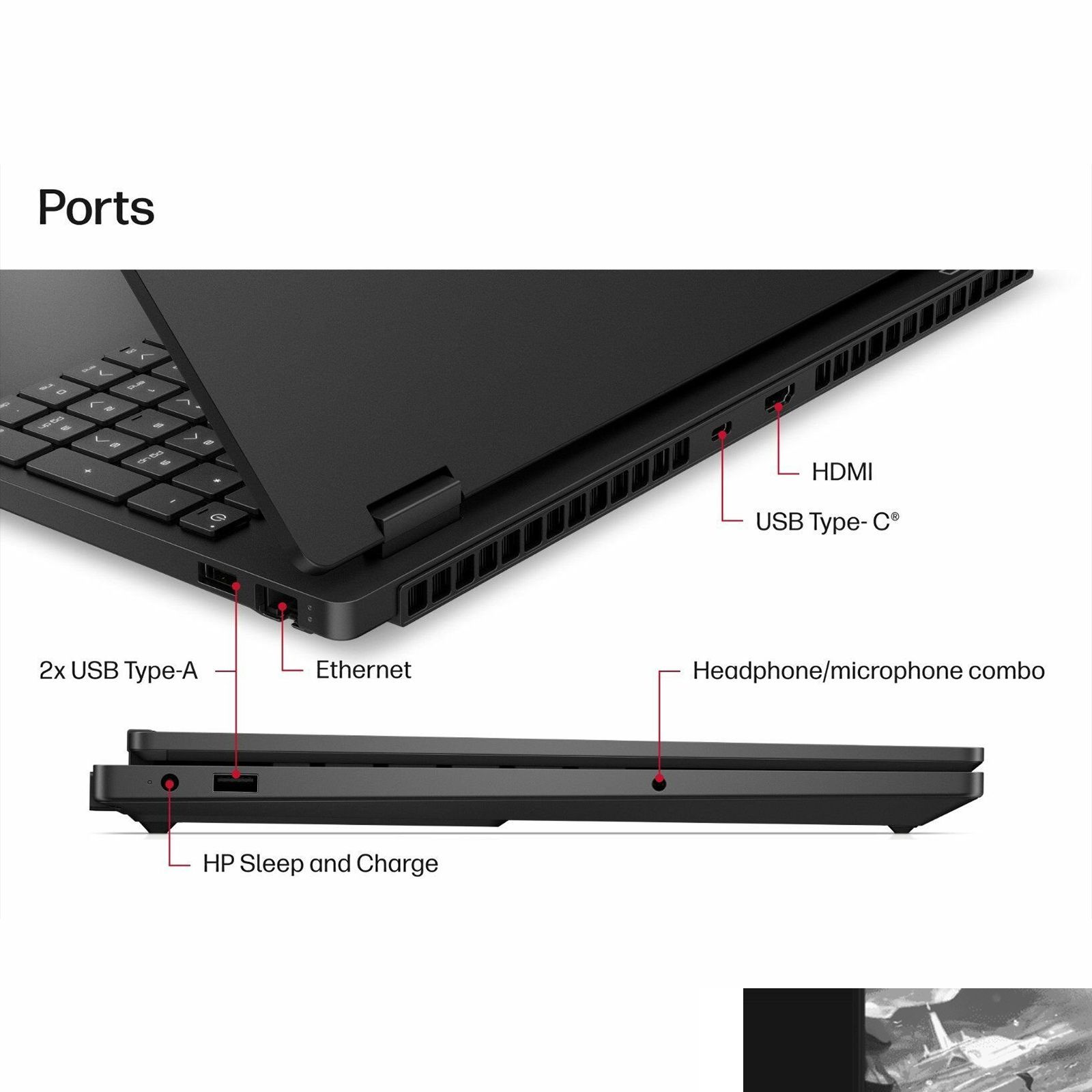 HP HyperX OMEN 15-ga0005TX Intel Core i7 14th Gen Gaming Laptop (24GB, 1TB SSD, Windows 11 Home, 8GB Graphics, 15 inch 180 Hz WQXGA IPS Display, NVIDIA GeForce RTX 5060, MS Office Home 2024, Shadow Black, 2.21 KG)_7