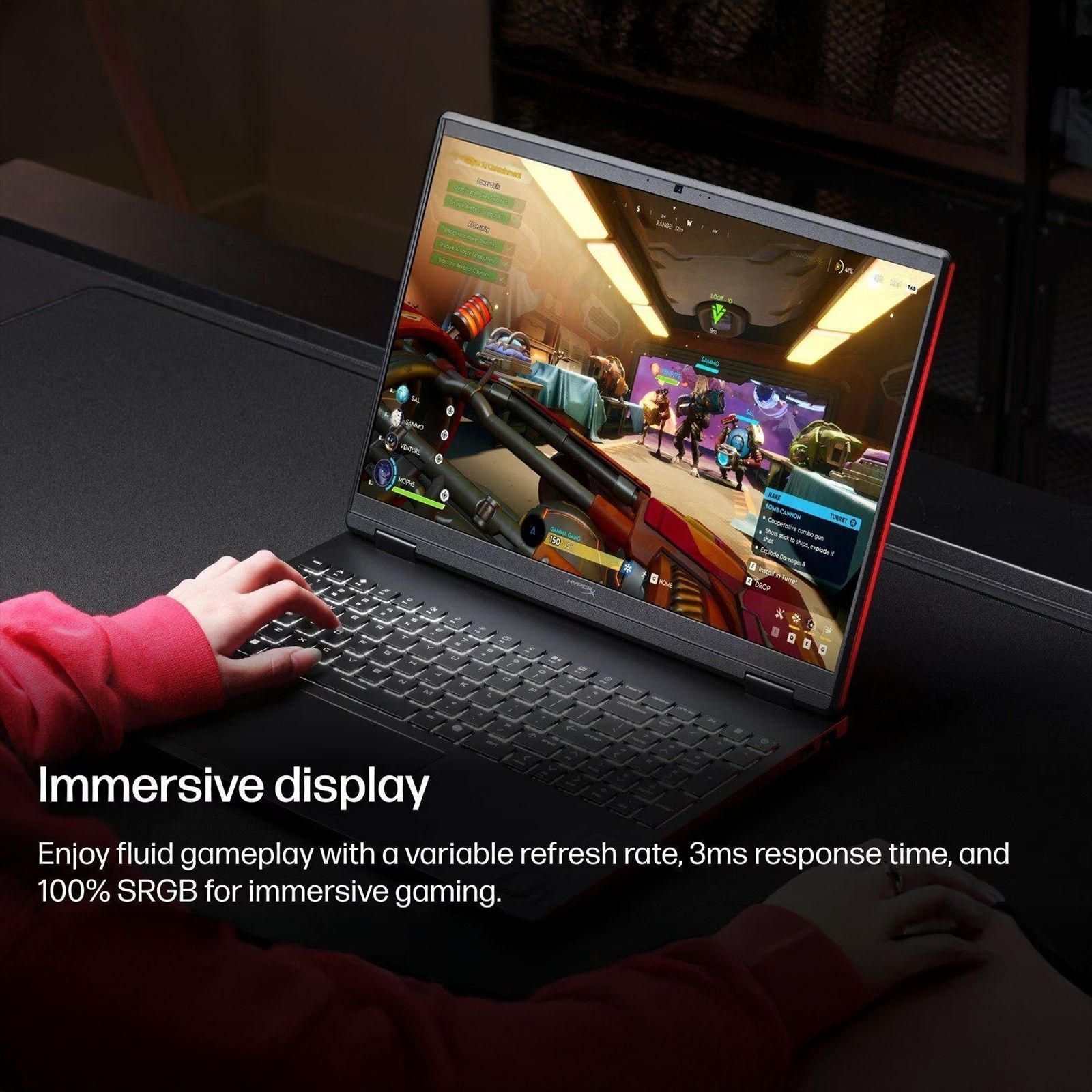 HP HyperX OMEN 15-ga0005TX Intel Core i7 14th Gen Gaming Laptop (24GB, 1TB SSD, Windows 11 Home, 8GB Graphics, 15 inch 180 Hz WQXGA IPS Display, NVIDIA GeForce RTX 5060, MS Office Home 2024, Shadow Black, 2.21 KG)_11