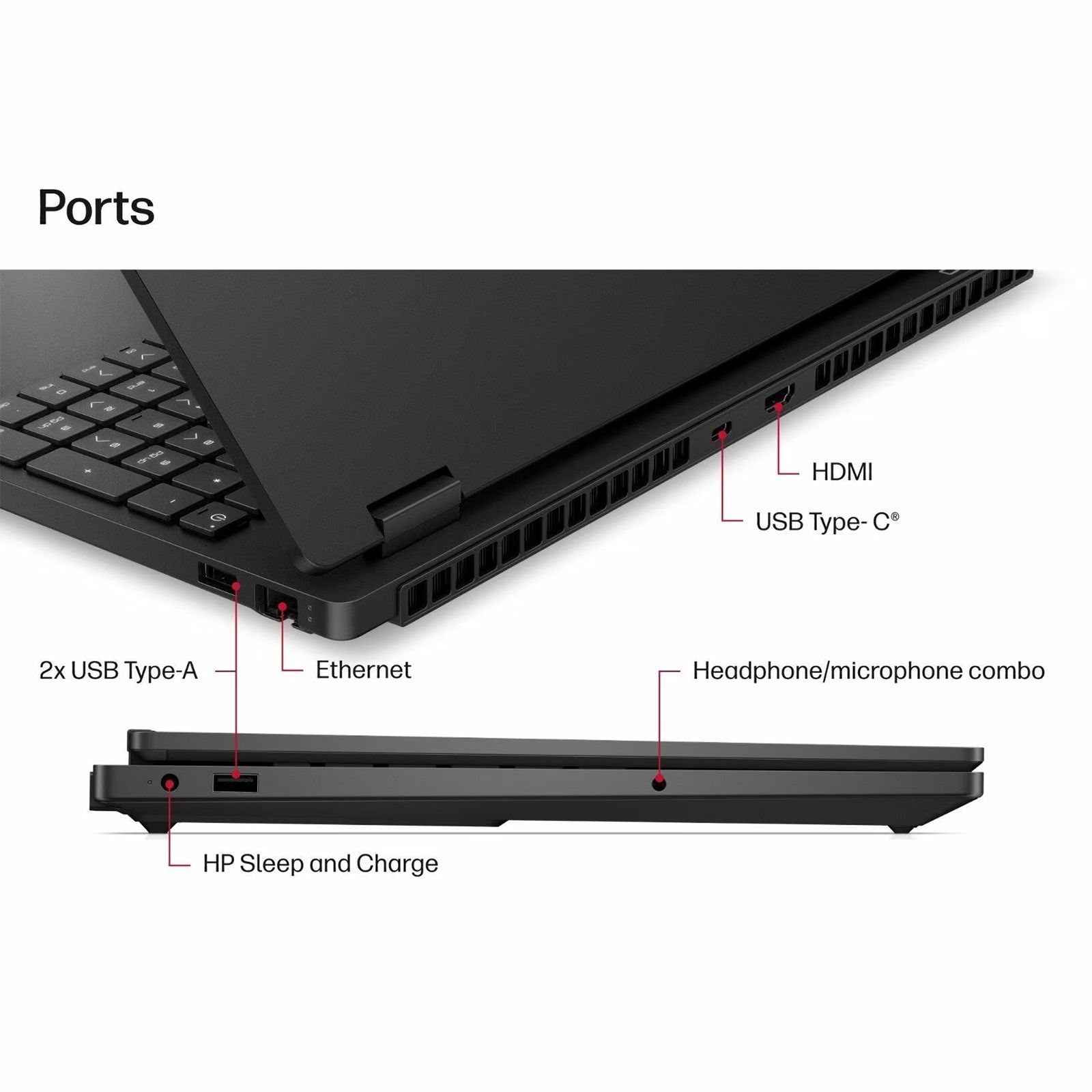 HP HyperX OMEN 15-ga0005TX Intel Core i7 14th Gen Gaming Laptop (24GB, 1TB SSD, Windows 11 Home, 8GB Graphics, 15 inch 180 Hz WQXGA IPS Display, NVIDIA GeForce RTX 5060, MS Office Home 2024, Shadow Black, 2.21 KG)_13