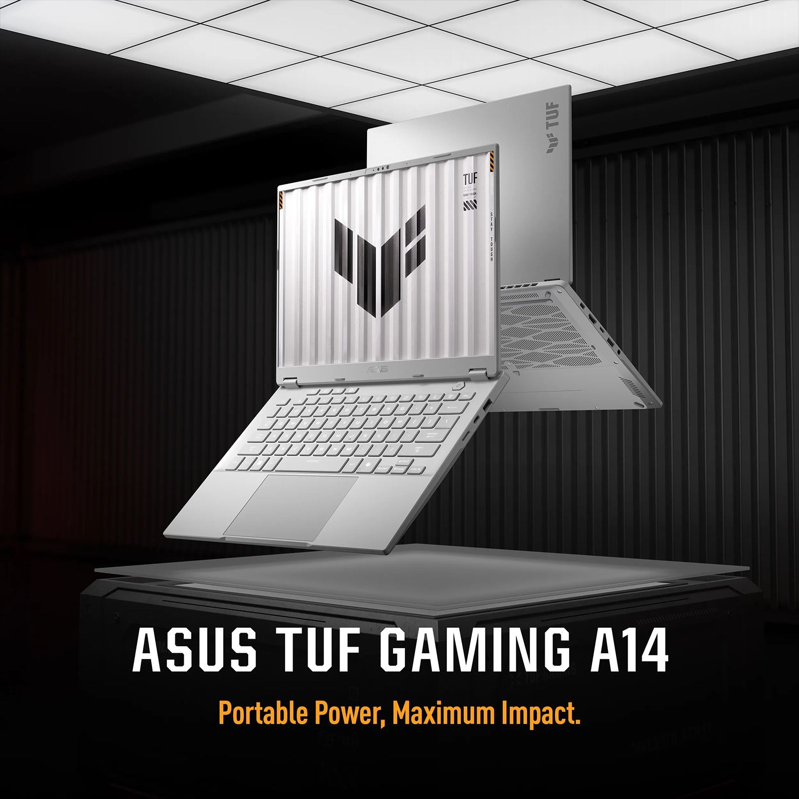 ASUS TUF A14 FA401EA-RG019WS AMD Ryzen AI Max Plus Gaming Laptop (32GB, 1TB SSD, Windows 11 Home, 14 inch 165 Hz 2.5K WQXGA Display, AMD Radeon, MS Office Home 2024, Moonlight White, 1.48 KG)_11