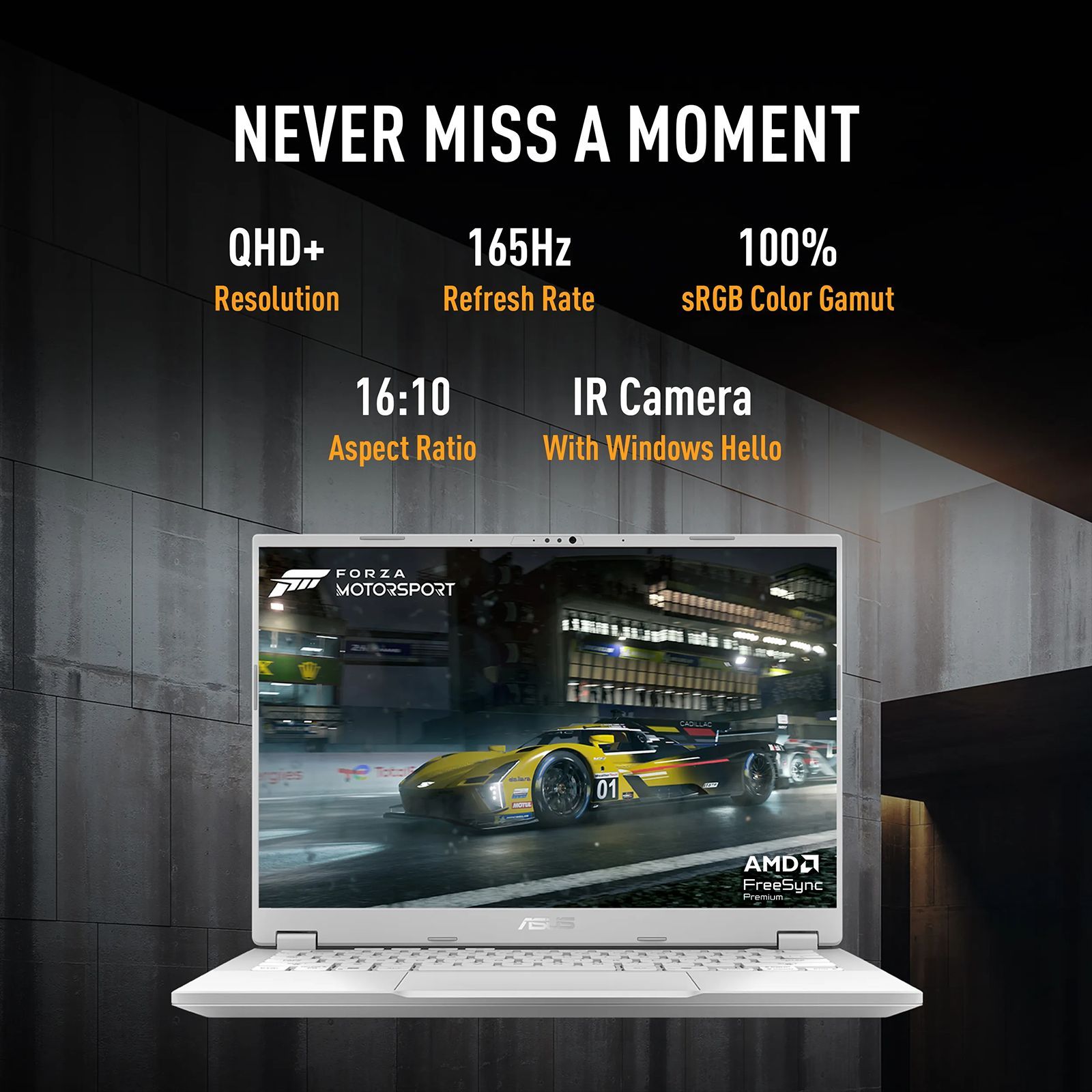 ASUS TUF A14 FA401EA-RG019WS AMD Ryzen AI Max Plus Gaming Laptop (32GB, 1TB SSD, Windows 11 Home, 14 inch 165 Hz 2.5K WQXGA Display, AMD Radeon, MS Office Home 2024, Moonlight White, 1.48 KG)_17