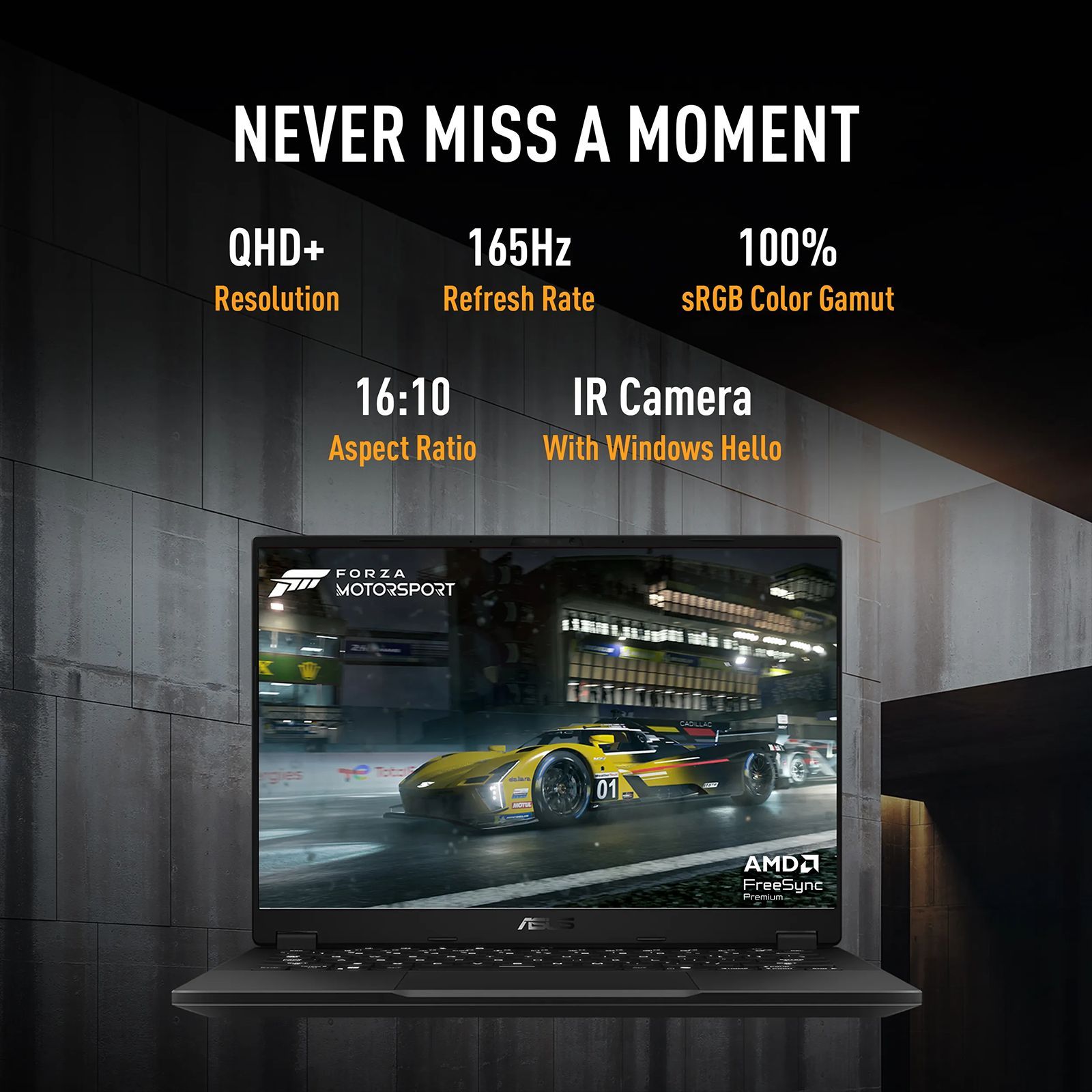 ASUS TUF A14 FA401EA-RG020WS AMD Ryzen AI Max Plus Gaming Laptop (32GB, 1TB SSD, Windows 11 Home, 14 inch 165 Hz 2.5K WQXGA Display, AMD Radeon, MS Office Home 2024, Jaeger Gray, 1.48 KG) ASUS TUF A14 FA401EA-RG020WS AMD Ryzen AI Max Plus Gaming Laptop (32GB, 1TB SSD, Windows 11 Home, 14 inch 165 Hz 2.5K WQXGA Display, AMD Radeon, MS Office Home 2024, Jaeger Gray, 1.48 KG)_12