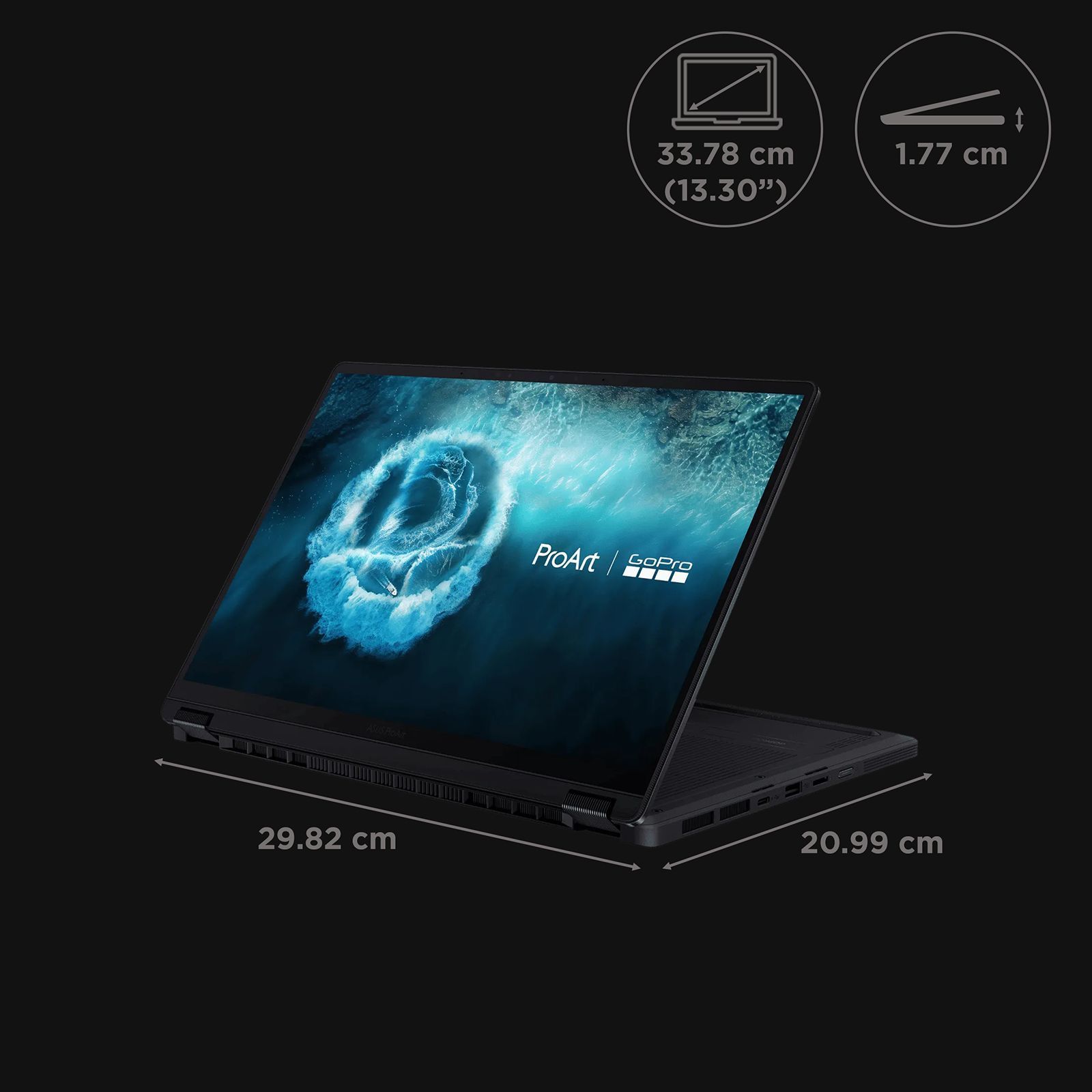 ASUS ProArt PX13 HN7306EAC-LX052WS AMD Ryzen AI Max Plus Touchscreen Gaming Laptop (128GB, 1TB SSD, Windows 11 Home, 13.3 inch 60 Hz 3K OLED Display, AMD Radeon, MS Office Home 2024, Nano Black, 1.39 KG)_2