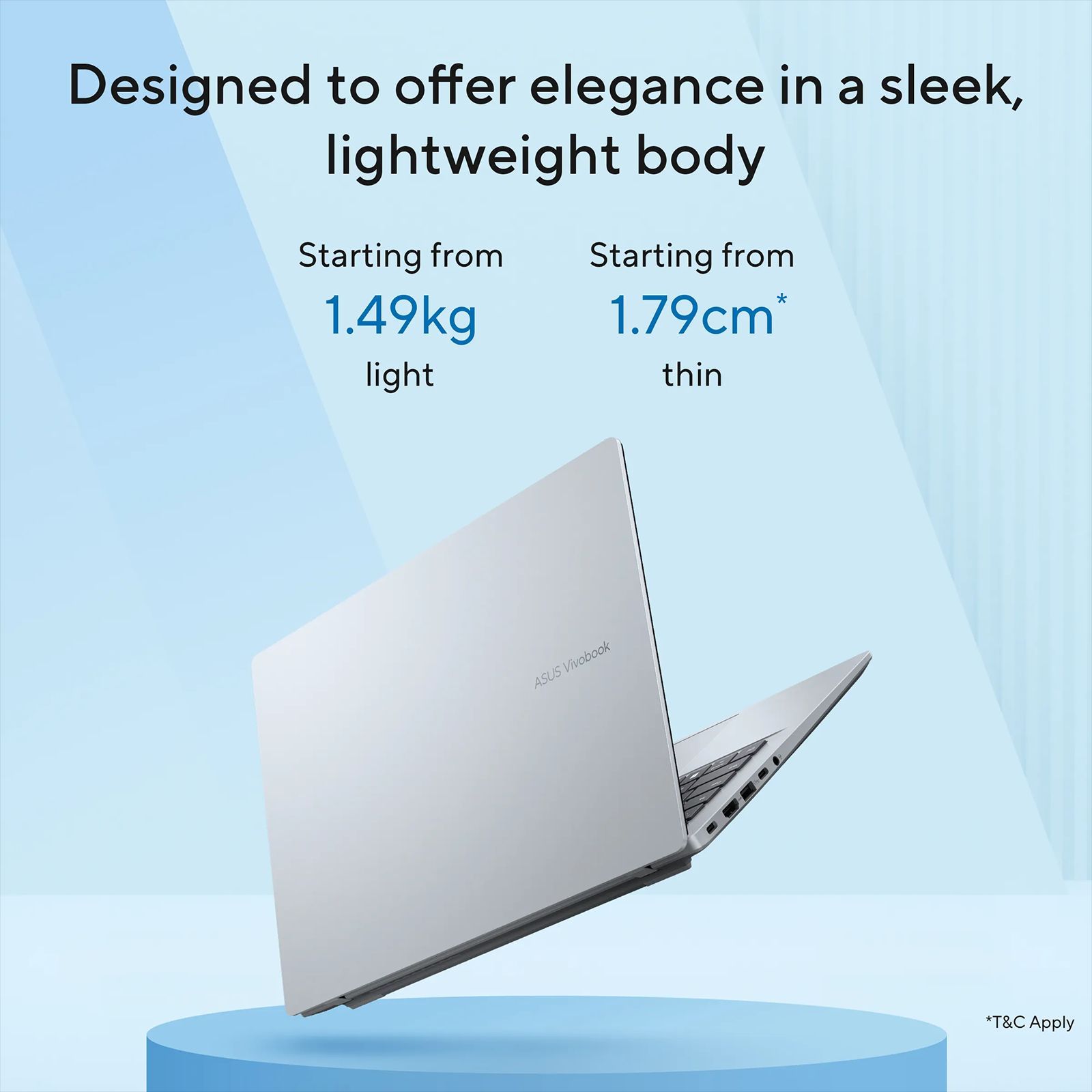 ASUS Vivobook 14 M1407KA-LY131WS AMD Ryzen AI 5 Thin and Light Laptop (16GB, 512GB SSD, Windows 11 Home, 14 inch Full HD Plus IPS Display, MS Office Home 2024, Cool Silver, 1.46 KG) ASUS Vivobook 14 M1407KA-LY131WS AMD Ryzen AI 5 Thin and Light Laptop (16GB, 512GB SSD, Windows 11 Home, 14 inch Full HD Plus IPS Display, MS Office Home 2024, Cool Silver, 1.46 KG)_8