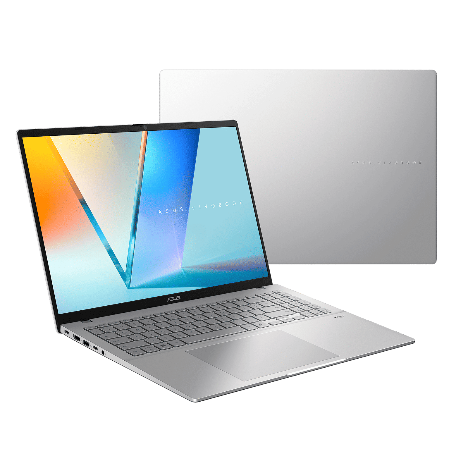 ASUS Vivobook S16 M3607KA-SH115WS AMD Ryzen AI 5 Thin and Light Laptop (16GB, 512GB SSD, Windows 11 Home, 16 inch WUXGA OLED Display, MS Office Home 2024, Cool Silver, 1.7 KG)_2