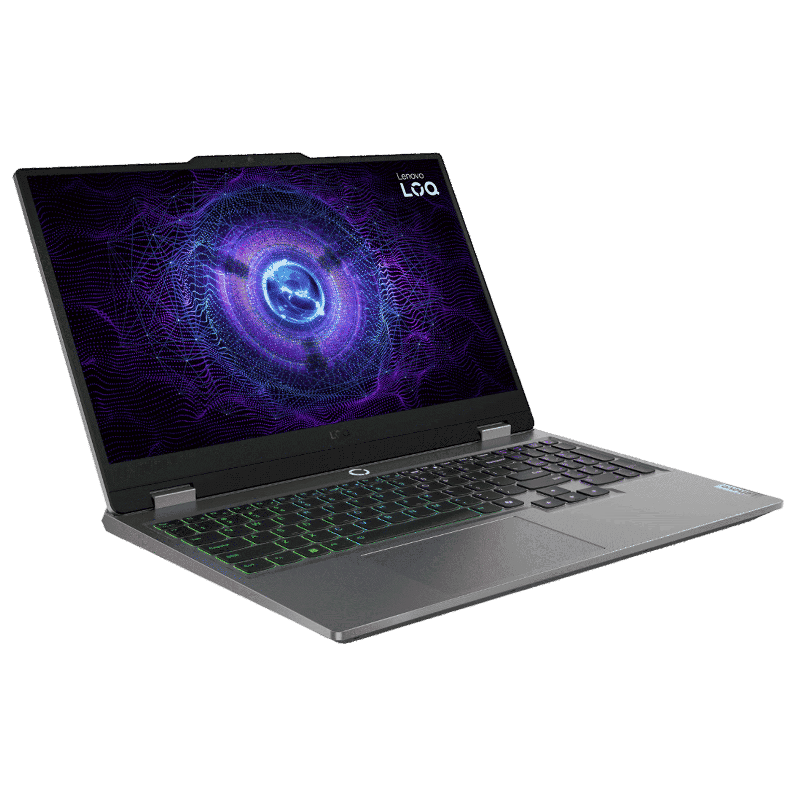 Lenovo LOQ 15IAX9 Intel Core i5 12th Gen Gaming Laptop (16GB, 512GB SSD, Windows 11 Home, 6GB Graphics, 15.6 inch 144 Hz Full HD IPS Display, NVIDIA GefORCE RTX 3050, MS Office Home 2024, Luna Grey, 2.38 KG)_2