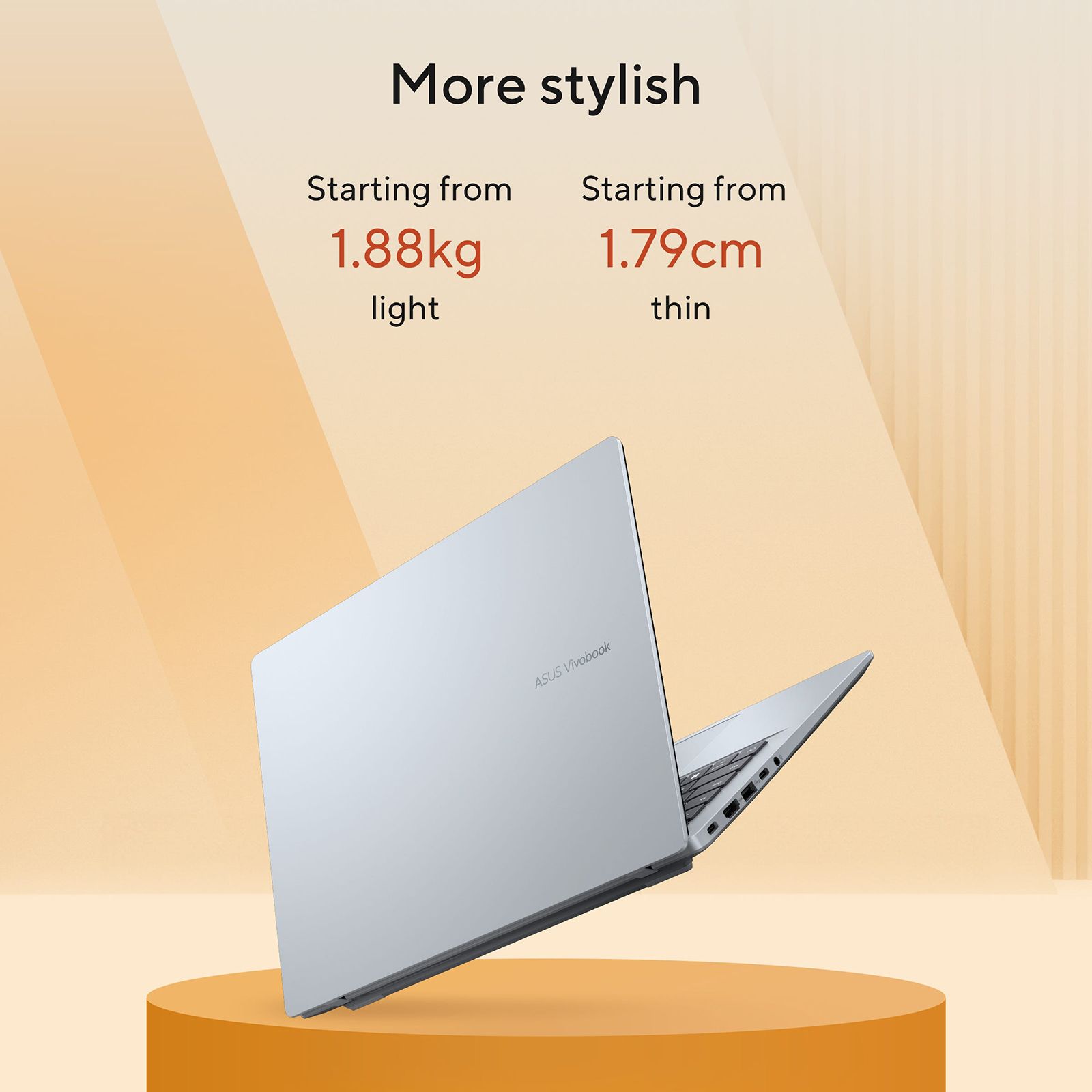 ASUS Vivobook 16 AMD Ryzen AI 7 Thin and Light Laptop (16GB, 512GB SSD, Windows 11 Home, 16 inch WUXGA IPS Display, MS Office Home 2024, Cool Silver, 1.88 KG)_6
