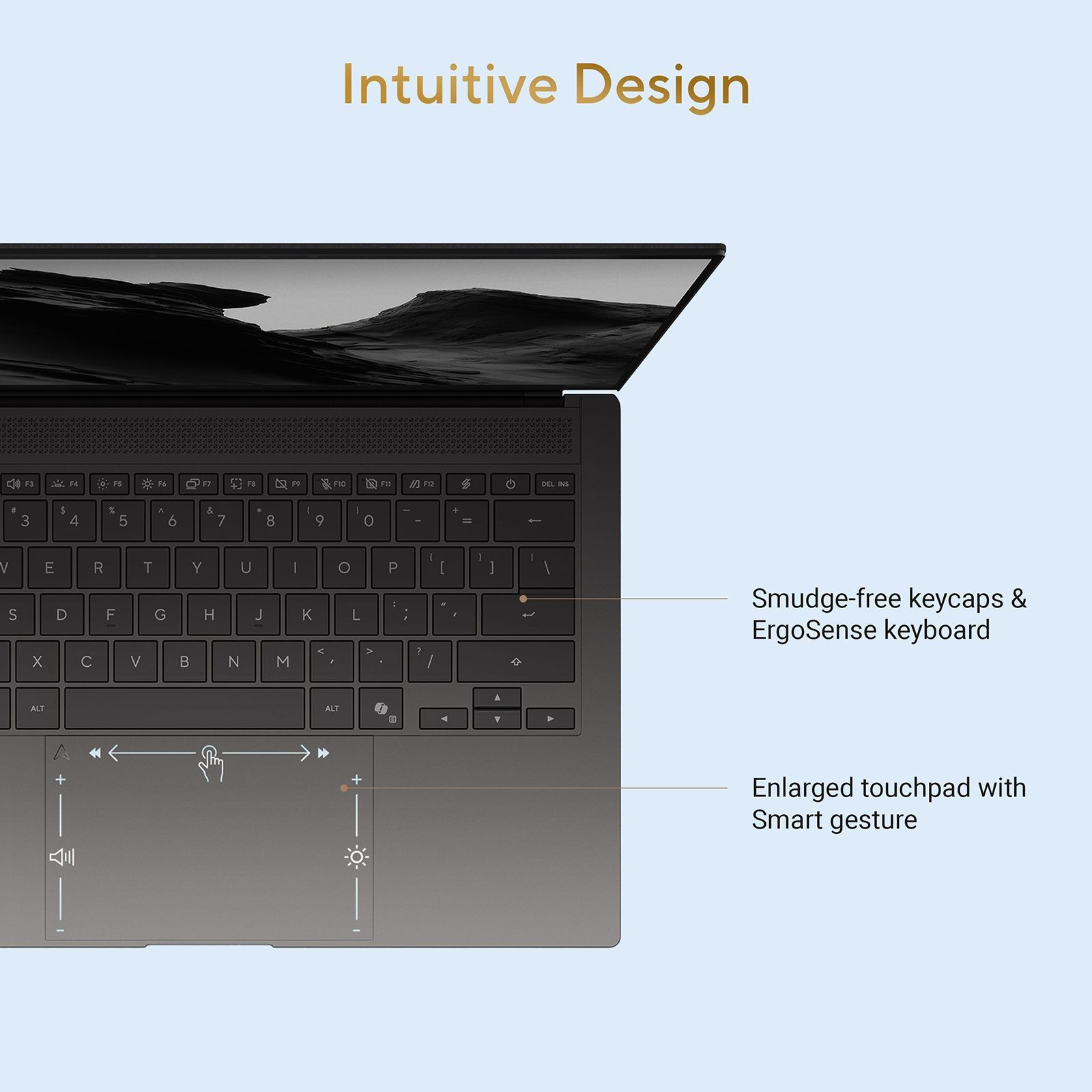 ASUS Zenbook S14 Intel Core Ultra 7 355 Touchscreen Laptop (16GB, 512GB SSD, Windows 11 Home, 14 inch 3K OLED Display, MS Office 2024, Antrim Gray, 1.2 KG)_6