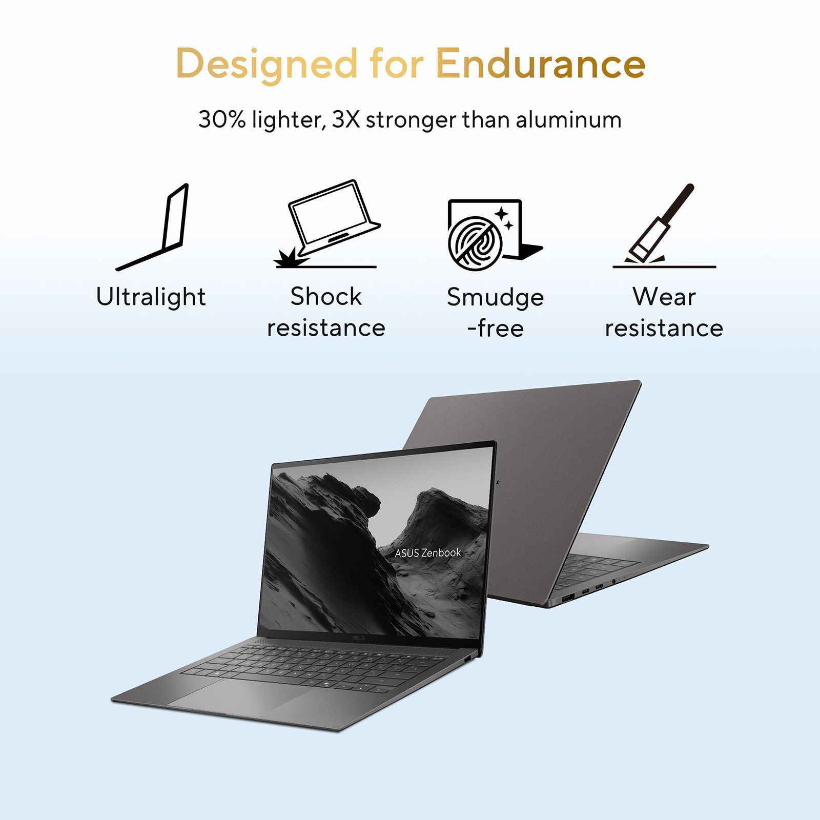 ASUS Zenbook S14 Intel Core Ultra 9 386H Touchscreen Laptop (16GB, 512GB SSD, Windows 11 Home, 14 inch 3K OLED Display, MS Office 2024, Antrim Gray, 1.2 KG)_6