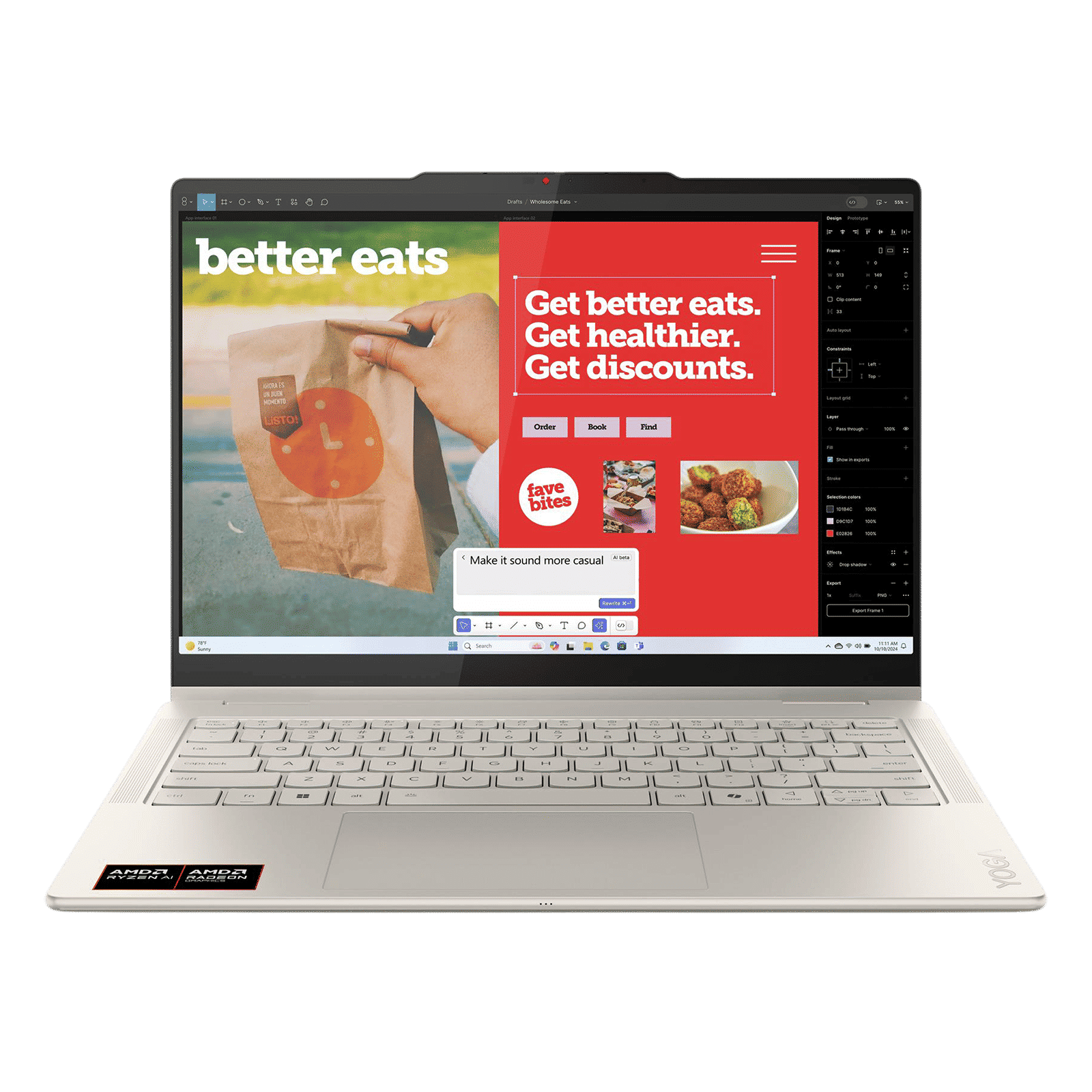 Lenovo Yoga 7 AMD Ryzen AI 7 Touchscreen 2-in-1 Laptop (16GB, 512GB SSD, Windows 11 Home, 14 inch WUXGA OLED Display, MS Office Home 2024, Seashell, 1.38 KG) Lenovo Yoga 7 AMD Ryzen AI 7 Touchscreen 2-in-1 Laptop (16GB, 512GB SSD, Windows 11 Home, 14 inch WUXGA OLED Display, MS Office Home 2024, Seashell, 1.38 KG)_10