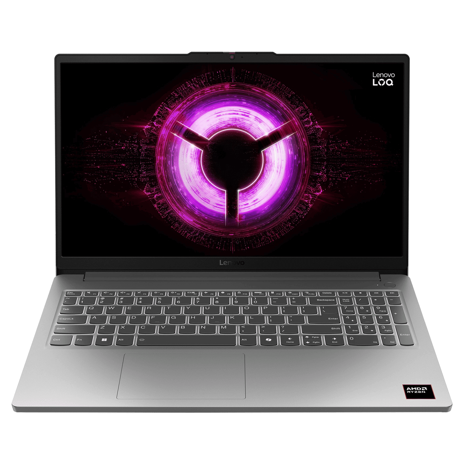 Lenovo LOQ 15ARP10E AMD Ryzen 7 170 Gaming Laptop (16GB, 512GB SSD, Windows 11 Home, 4GB Graphics, 15.6 inch 144 Hz Full HD IPS Display, NVIDIA GeForce RTX 3050A, MS Office Home 2024, Luna Grey, 1.8 KG)_1