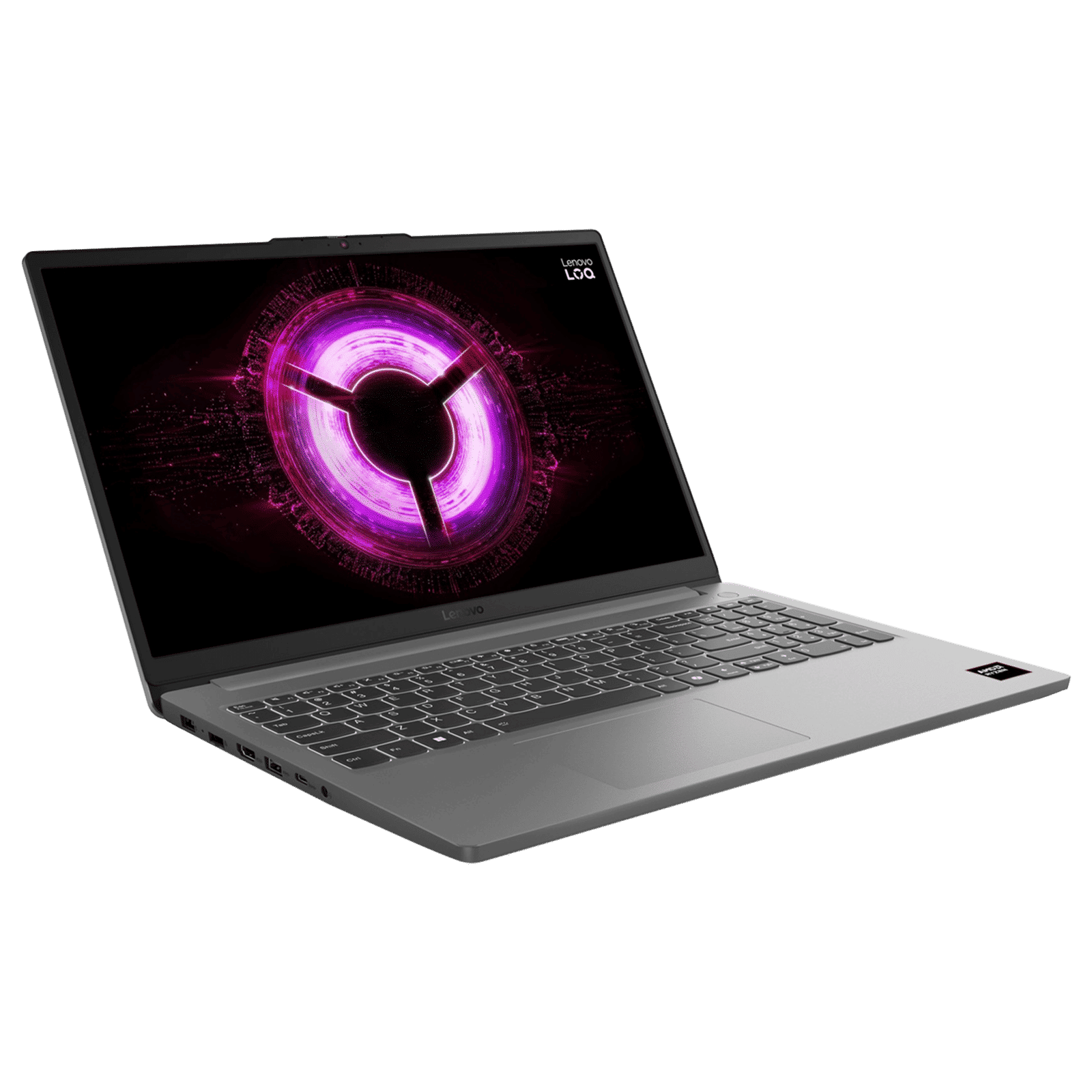 Lenovo LOQ 15ARP10E AMD Ryzen 7 170 Gaming Laptop (16GB, 512GB SSD, Windows 11 Home, 4GB Graphics, 15.6 inch 144 Hz Full HD IPS Display, NVIDIA GeForce RTX 3050A, MS Office Home 2024, Luna Grey, 1.8 KG)_2