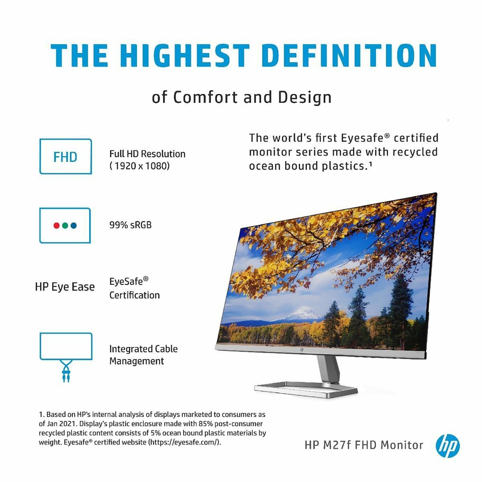 HP M27f 68.58cm (27 Inches) Full HD Flat Panel IPS Monitor ( with AMD FreeSync Technology) HP M27f 68.58cm (27 Inches) Full HD Flat Panel IPS Monitor ( with AMD FreeSync Technology)_11