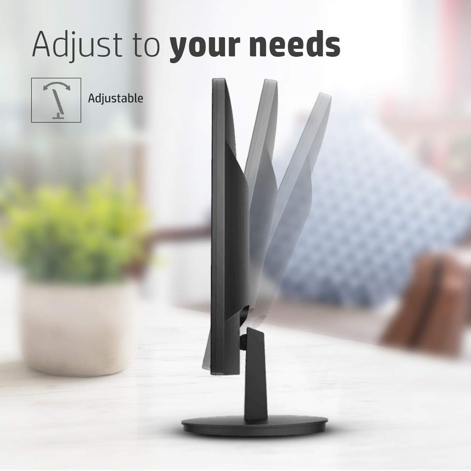 HP V22 54.61cm (21.5 Inches) Full HD Flat Panel LED-Backlit Monitor (With Low Blue Light Mode)_8