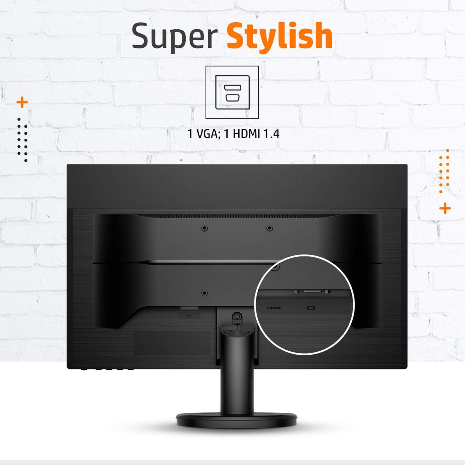 HP V24i 60.45cm (23.8 Inches) Full HD IPS Flat Panel LED Backlight Monitor (with Low Blue Light Mode)_6