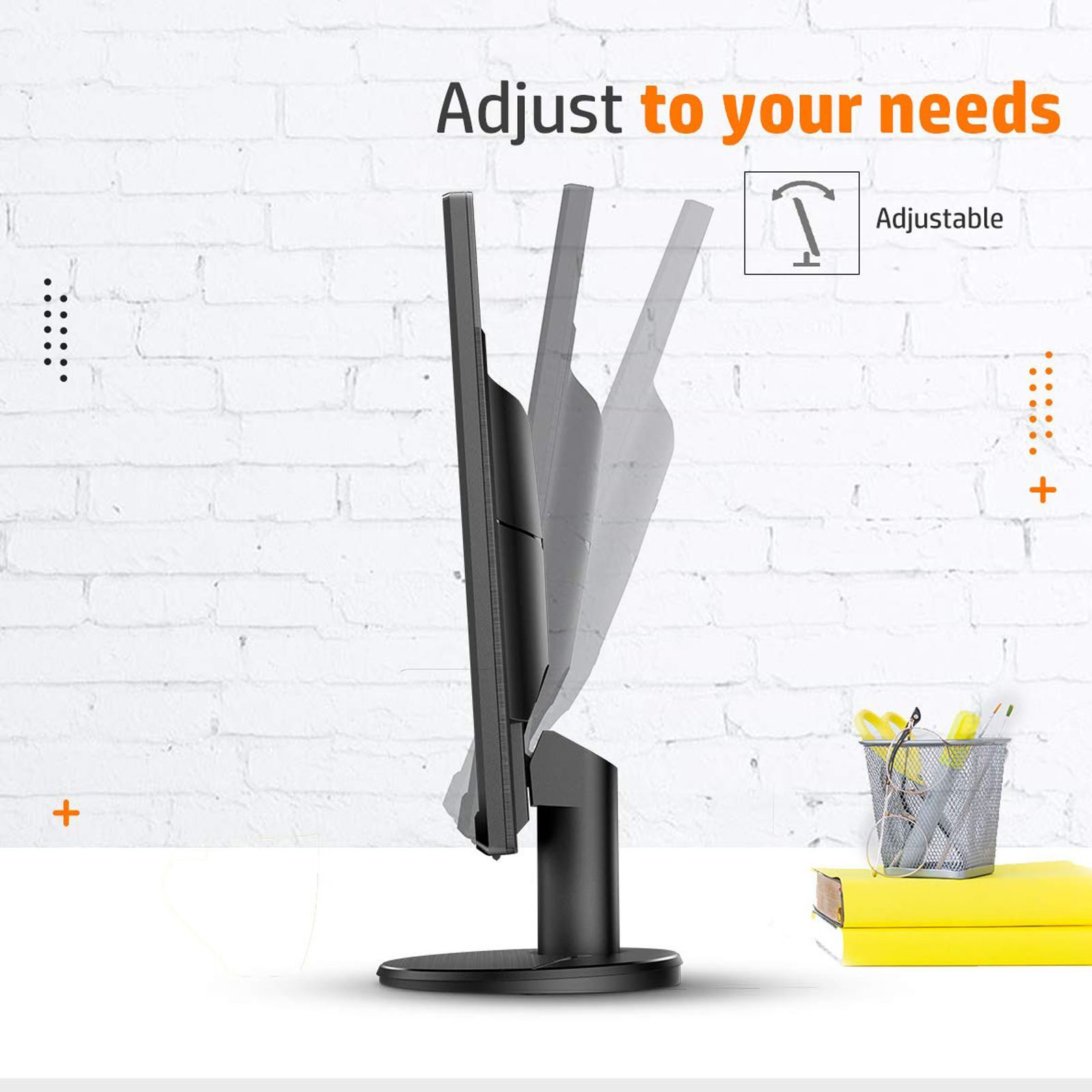 HP V24i 60.45cm (23.8 Inches) Full HD IPS Flat Panel LED Backlight Monitor (with Low Blue Light Mode)_7